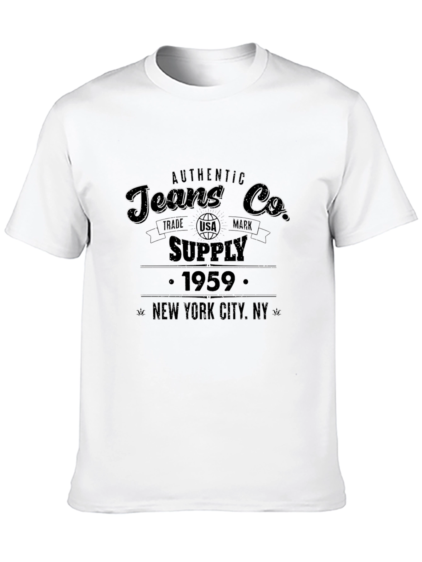 Authentic Jeans Co. Supply 1959 Black T-Shirt