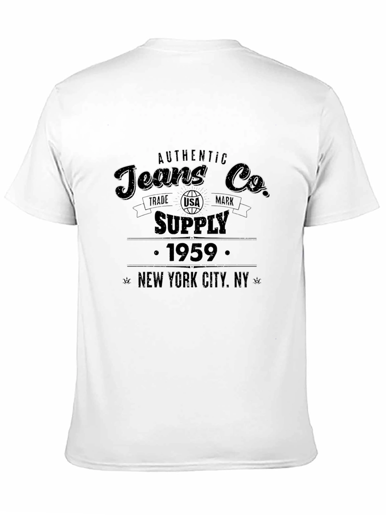 Authentic Jeans Co. Supply 1959 Black T-Shirt