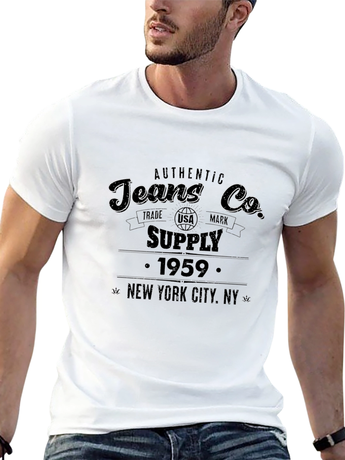 Authentic Jeans Co. Supply 1959 Black T-Shirt