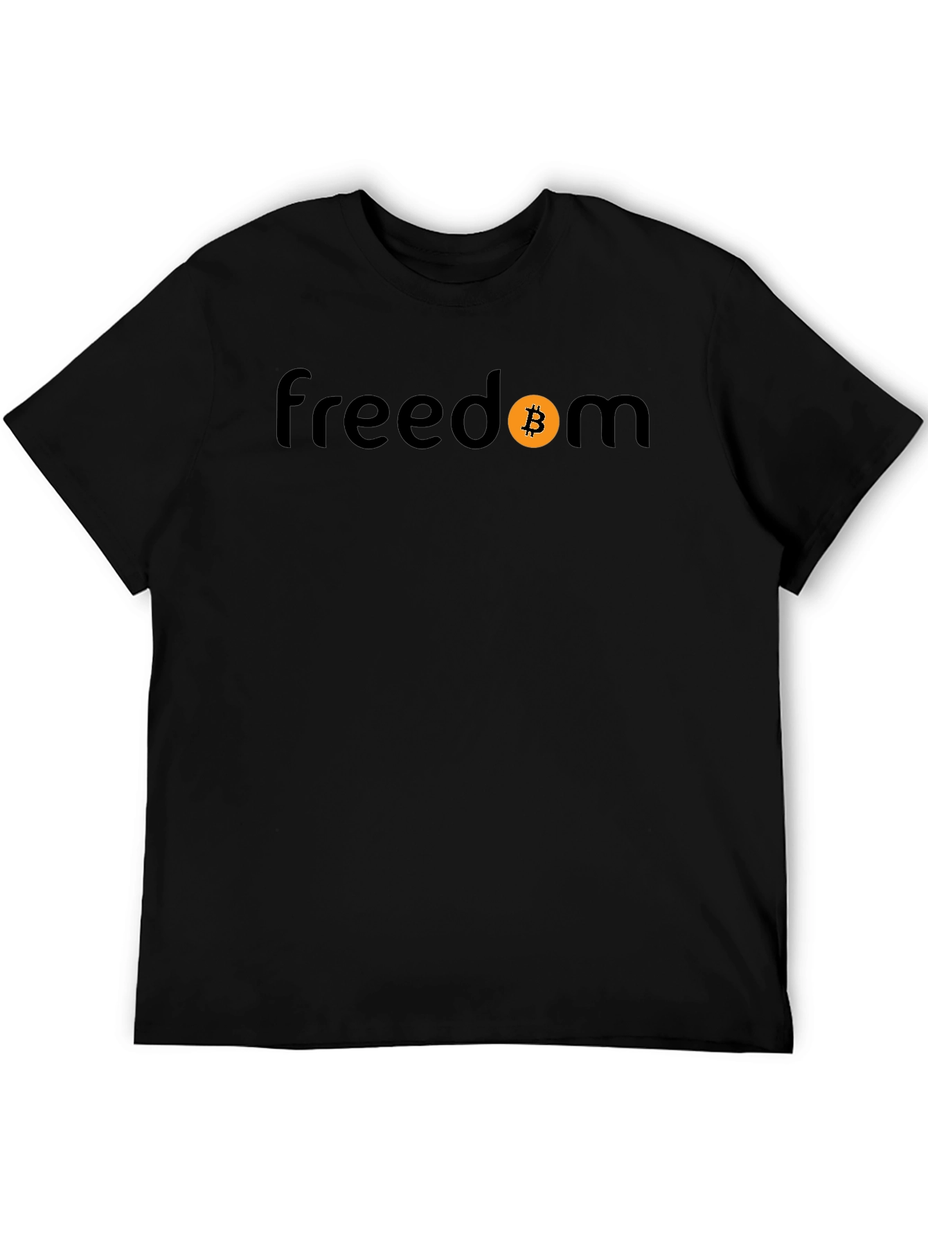Bitcoin Freedom Black T-Shirt