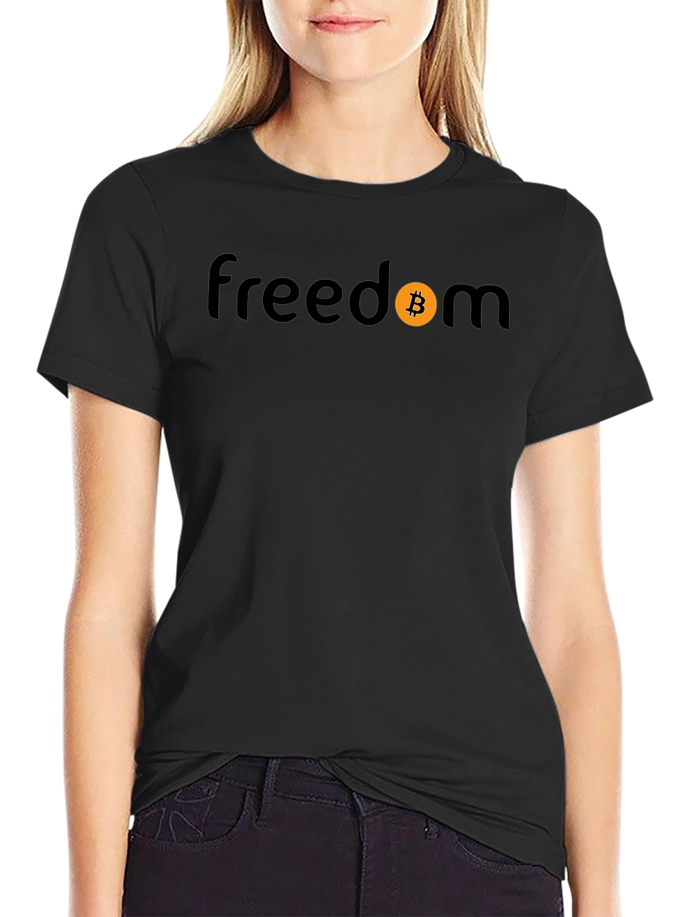Bitcoin Freedom Black T-Shirt