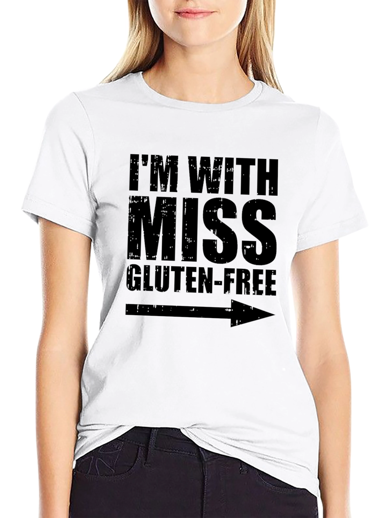 Im With Miss Gluten-Free Graphic T-Shirt