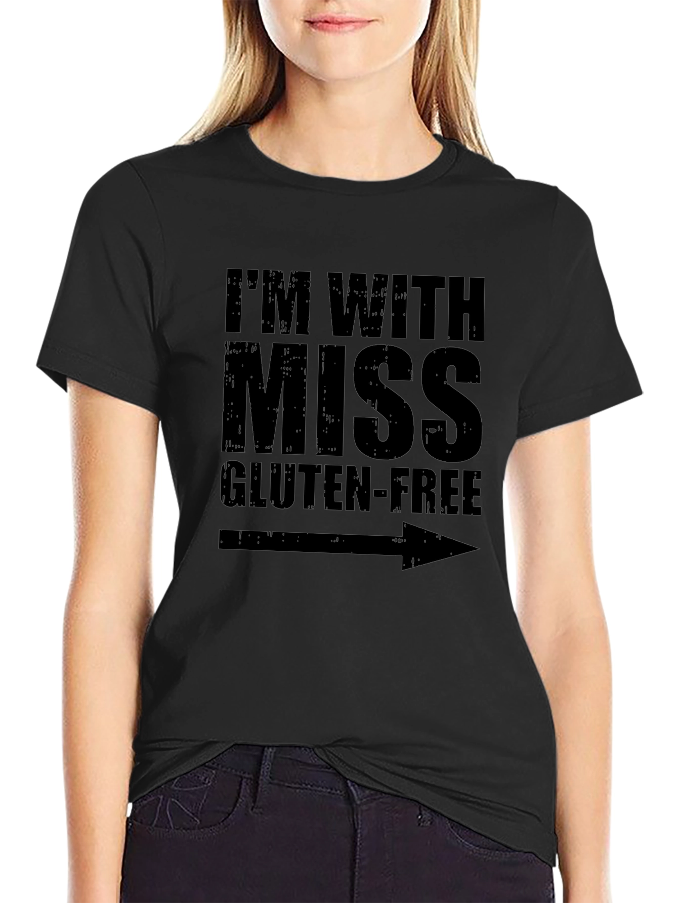 Im With Miss Gluten-Free Graphic T-Shirt