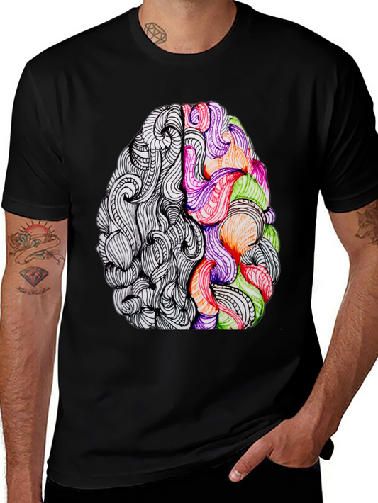 Creative Brain Graphic T-Shirt