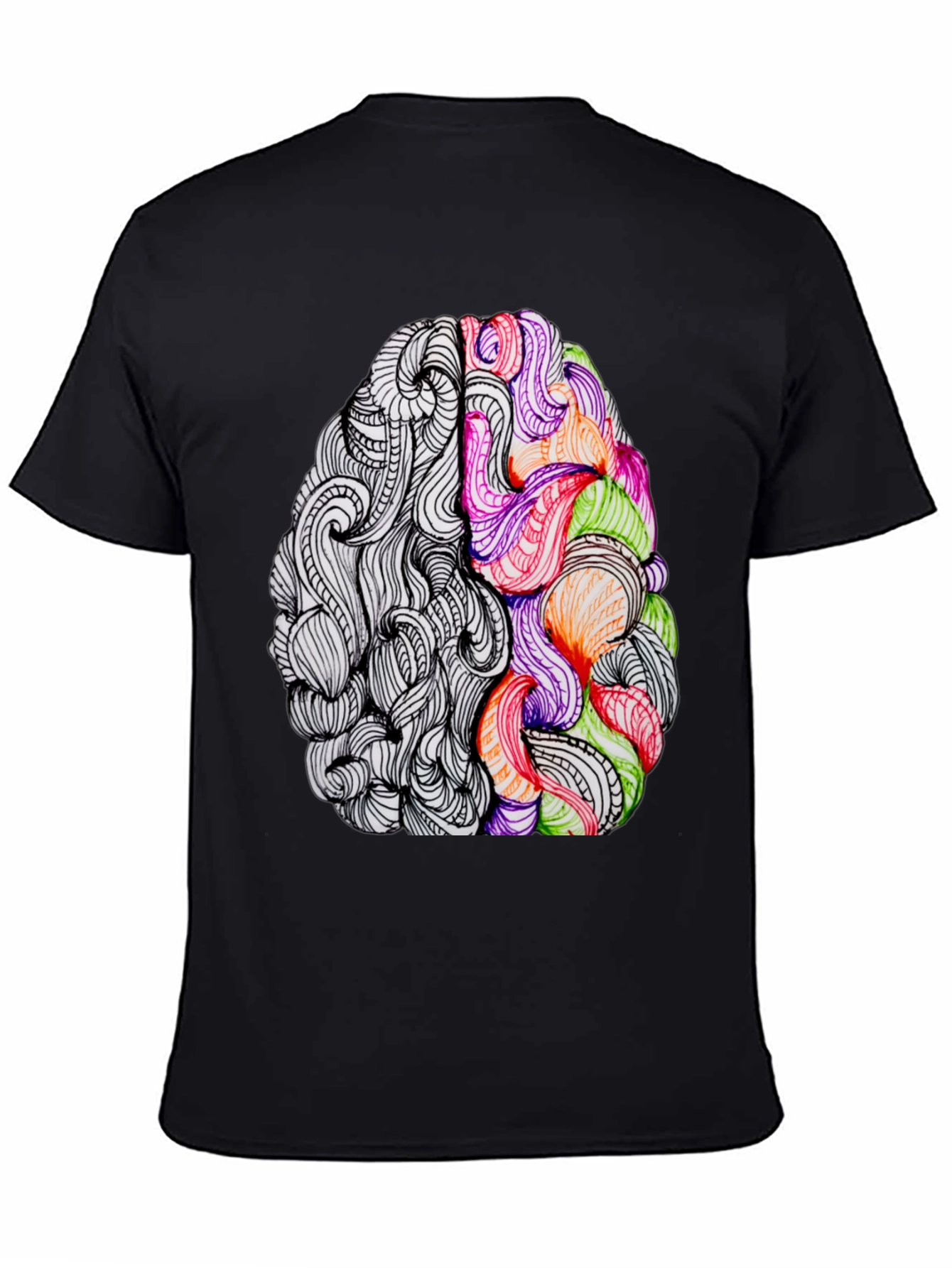 Creative Brain Graphic T-Shirt