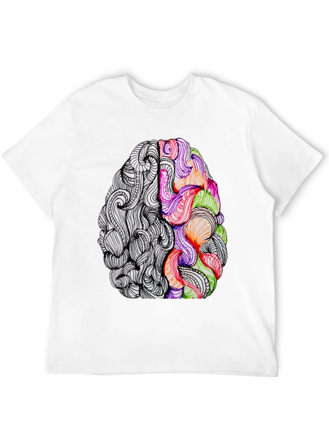 Creative Brain Graphic T-Shirt