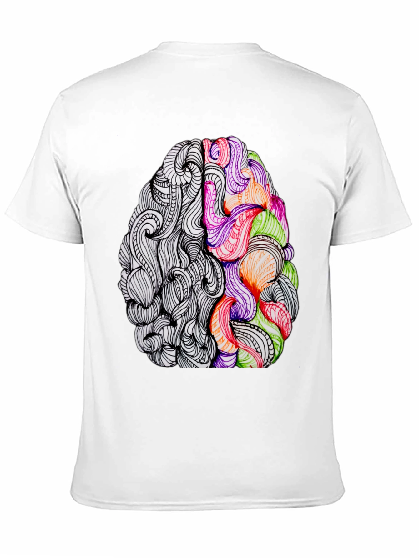 Creative Brain Graphic T-Shirt