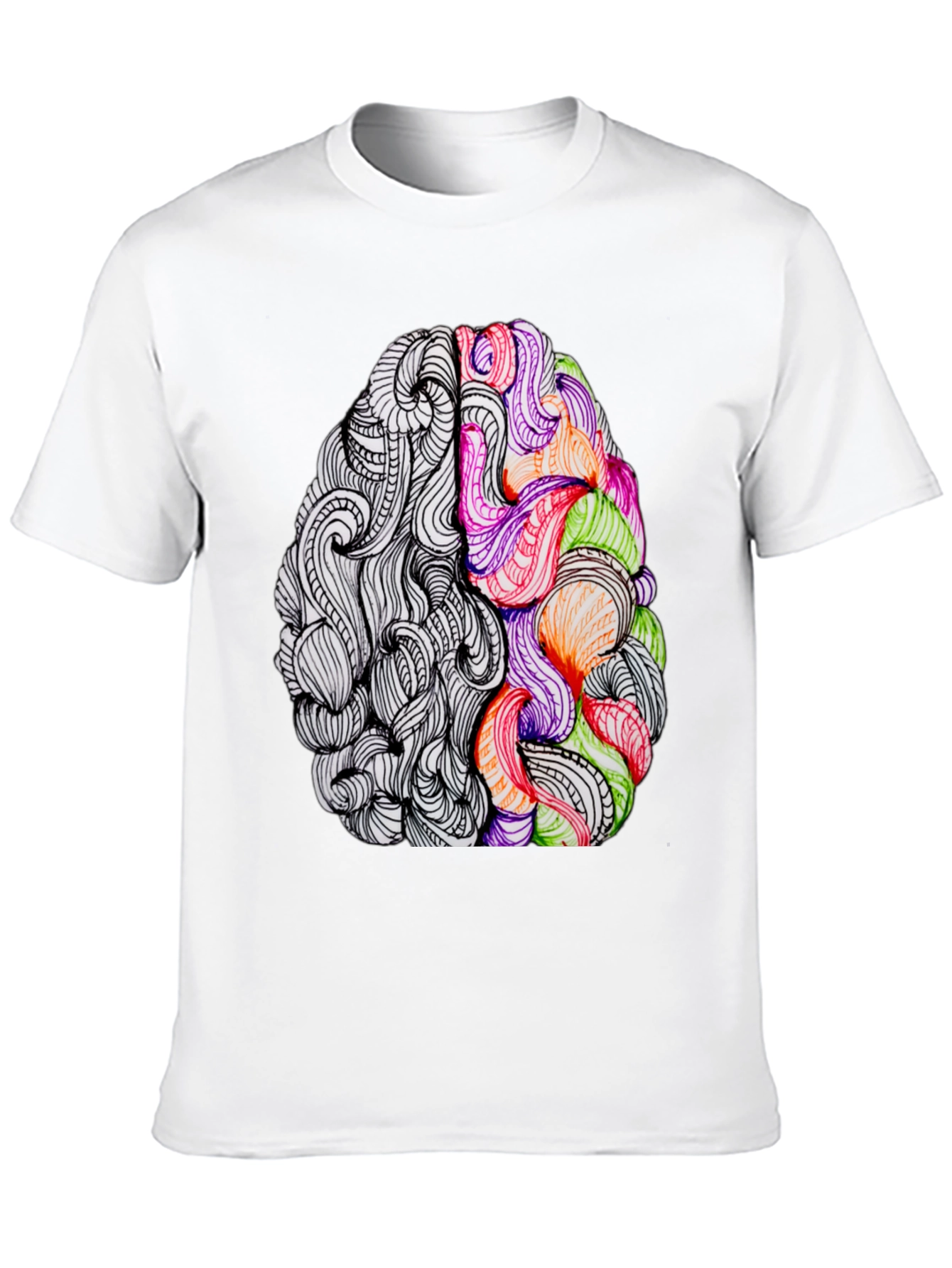 Creative Brain Graphic T-Shirt