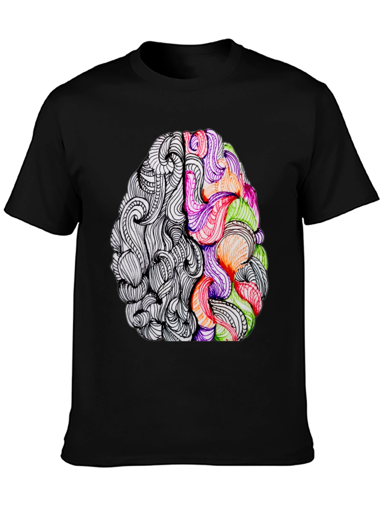 Creative Brain Graphic T-Shirt