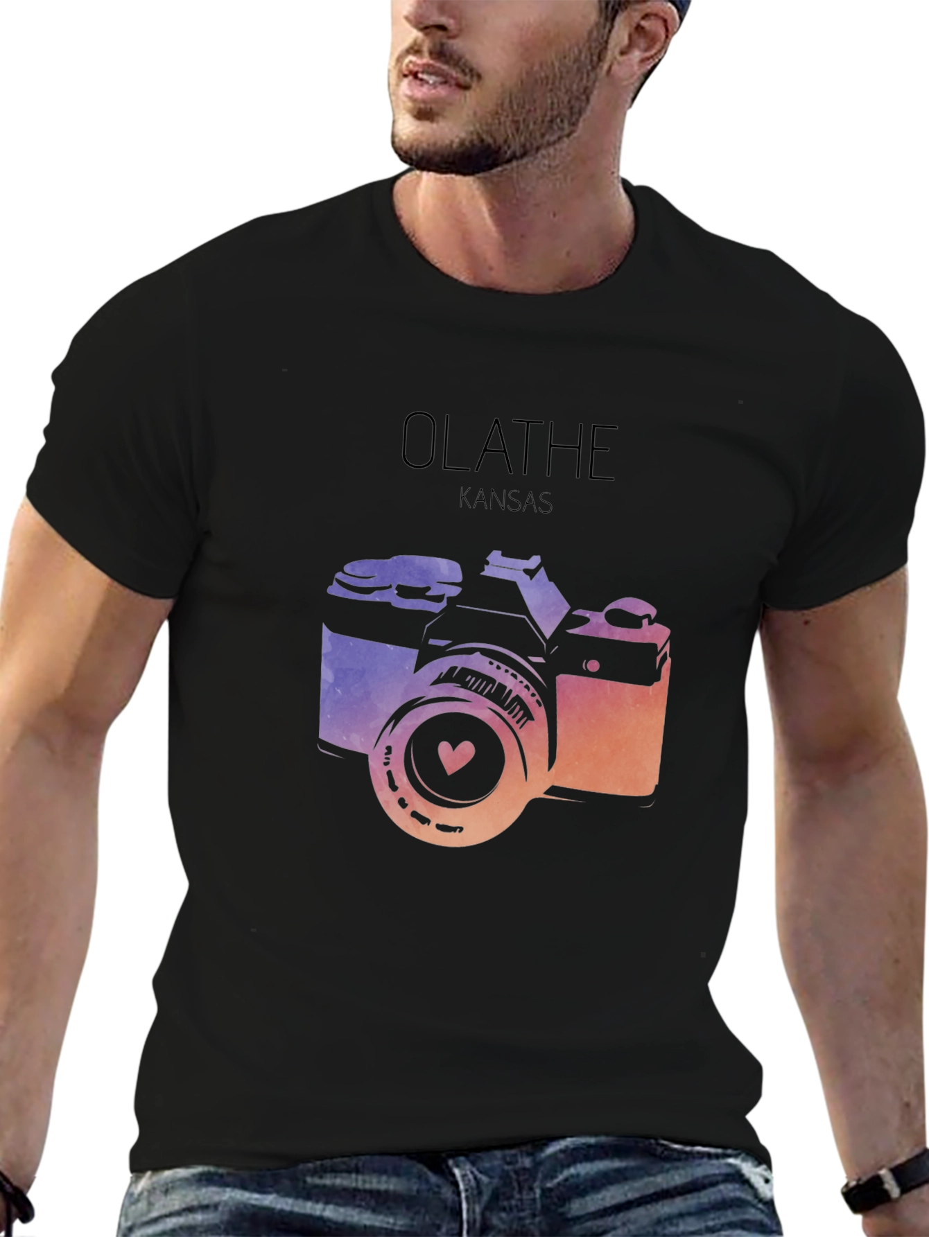 Olathe Kansas Camera Graphic T-Shirt