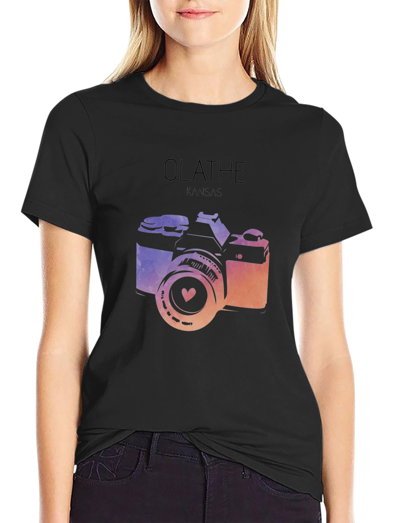 Olathe Kansas Camera Graphic T-Shirt