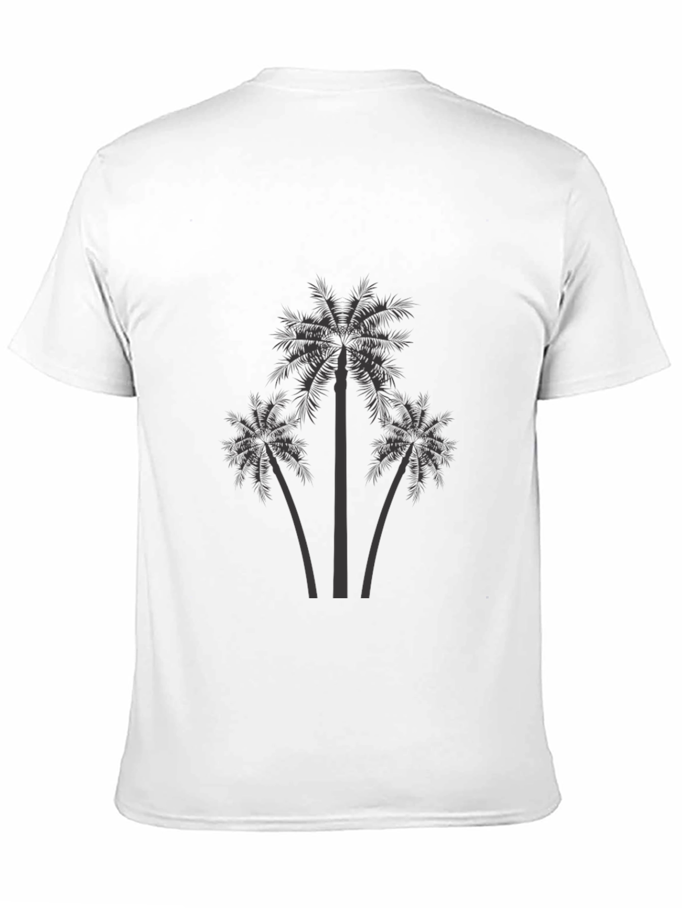 Palm Tree Graphic Print T-Shirt - Soft Cotton Tee