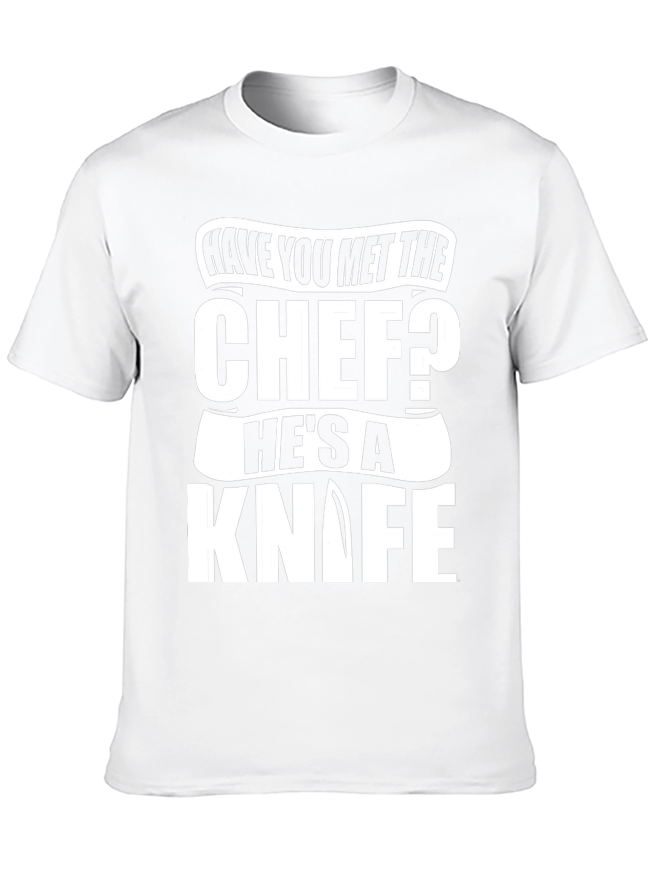 Chef Knife T-Shirt - Funny Culinary Humor Tee