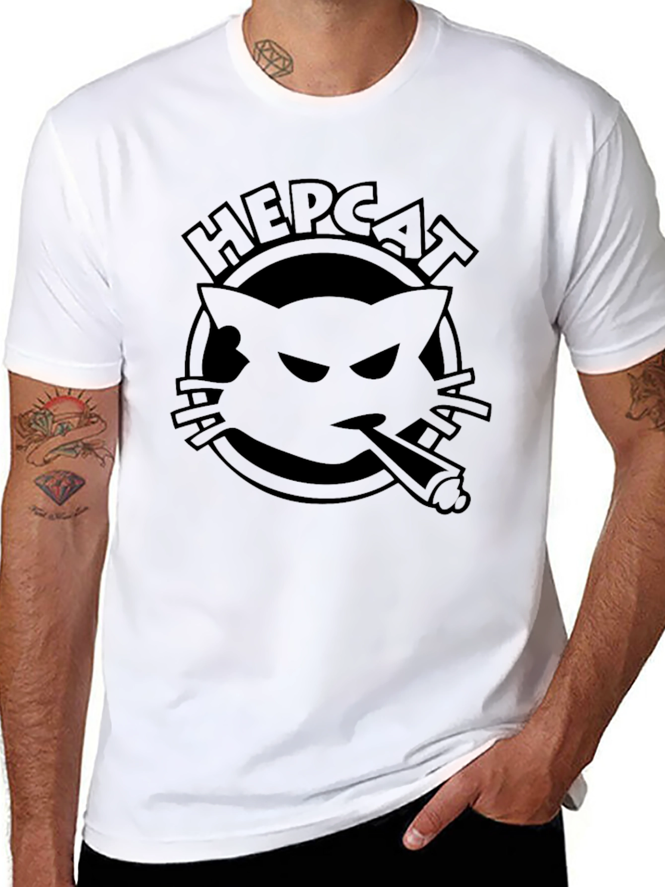 Hepcat T-Shirt - Cool Cat with Attitude!