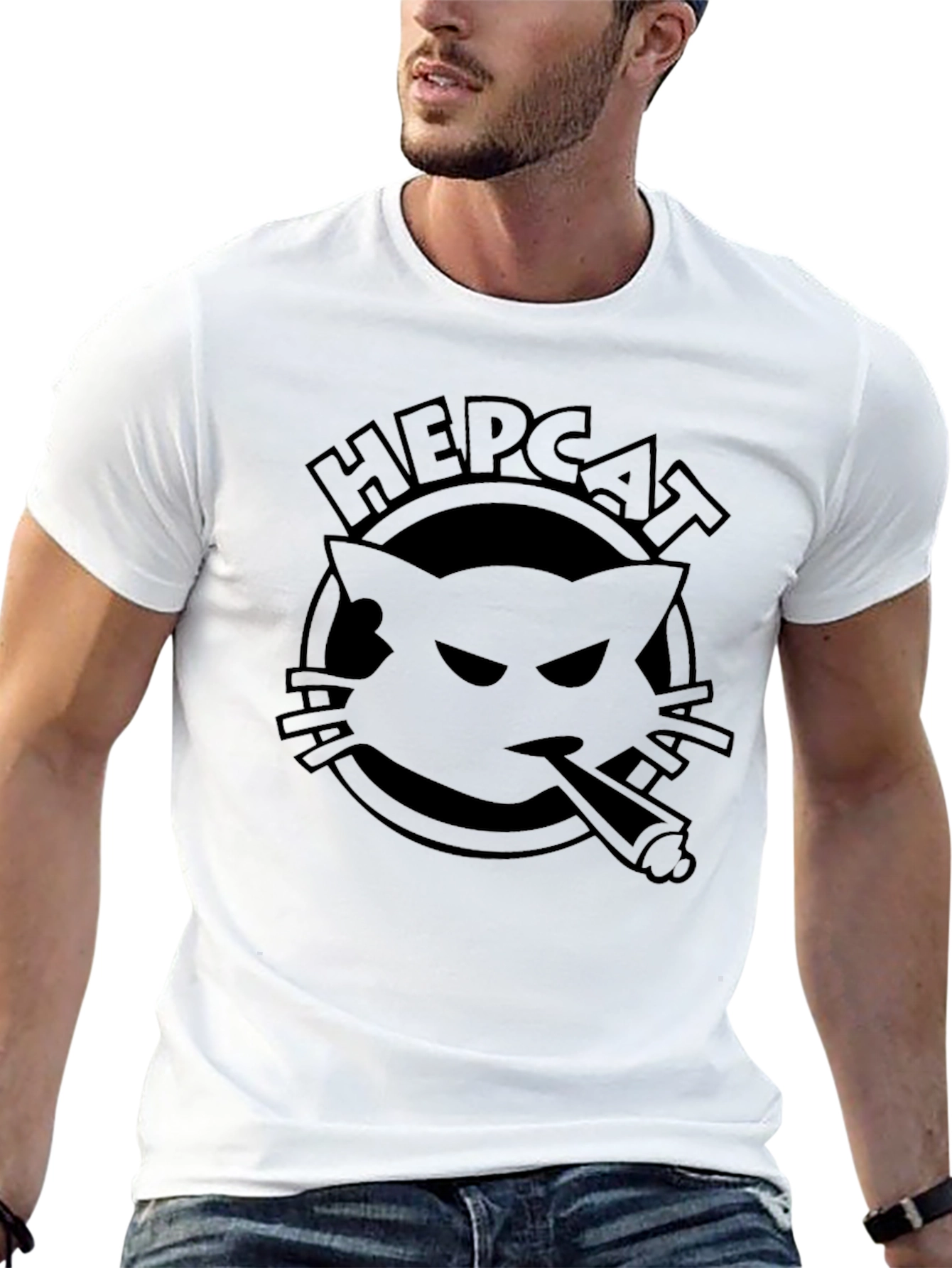Hepcat T-Shirt - Cool Cat with Attitude!