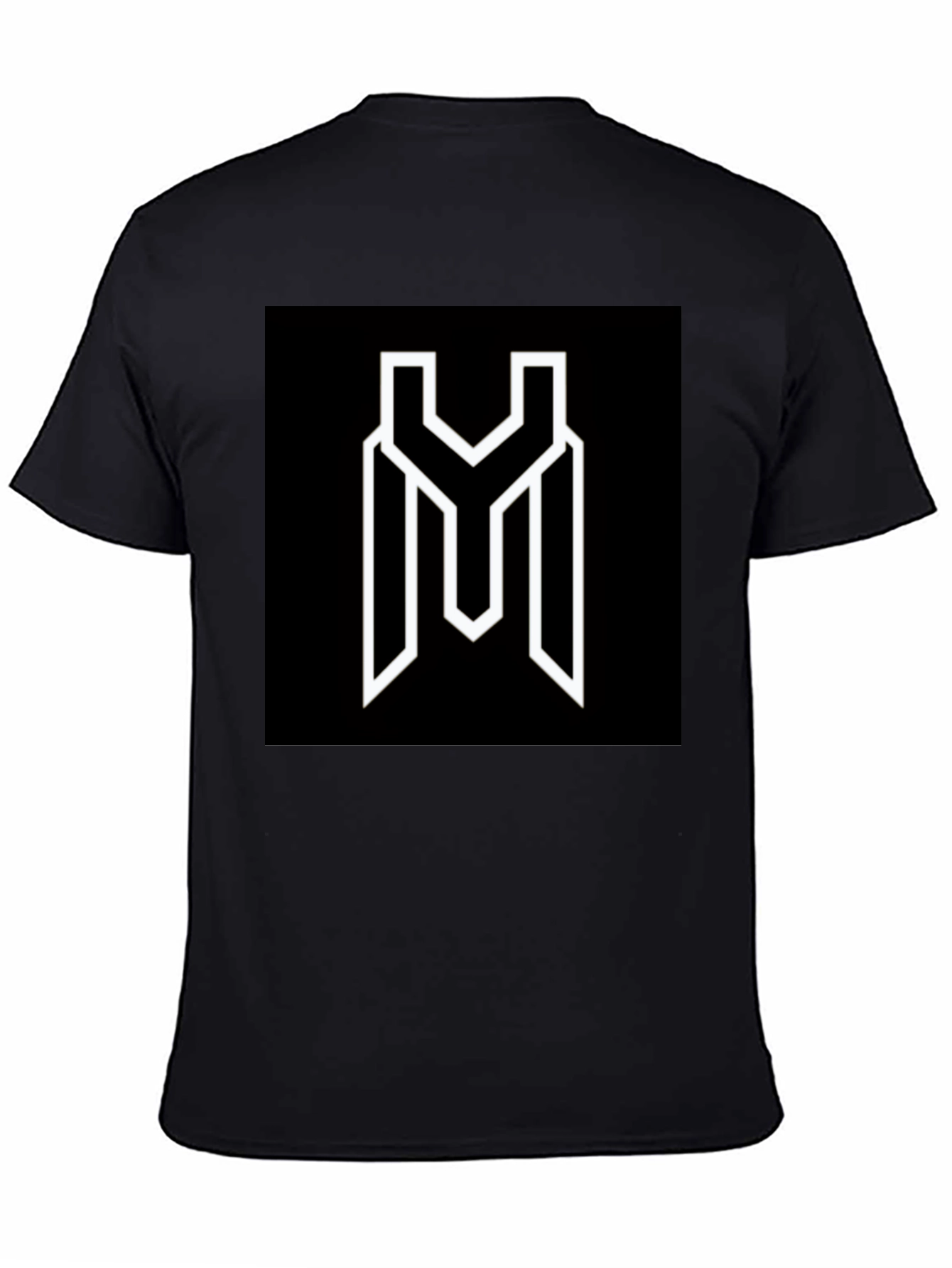 Modern Graphic Tee - Black YM Logo Shirt