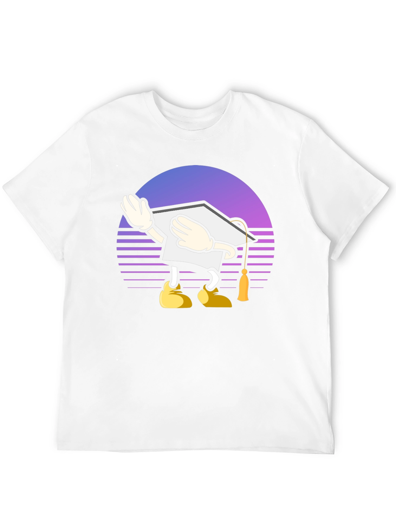 Graduation Cartoon Graphic T-Shirt