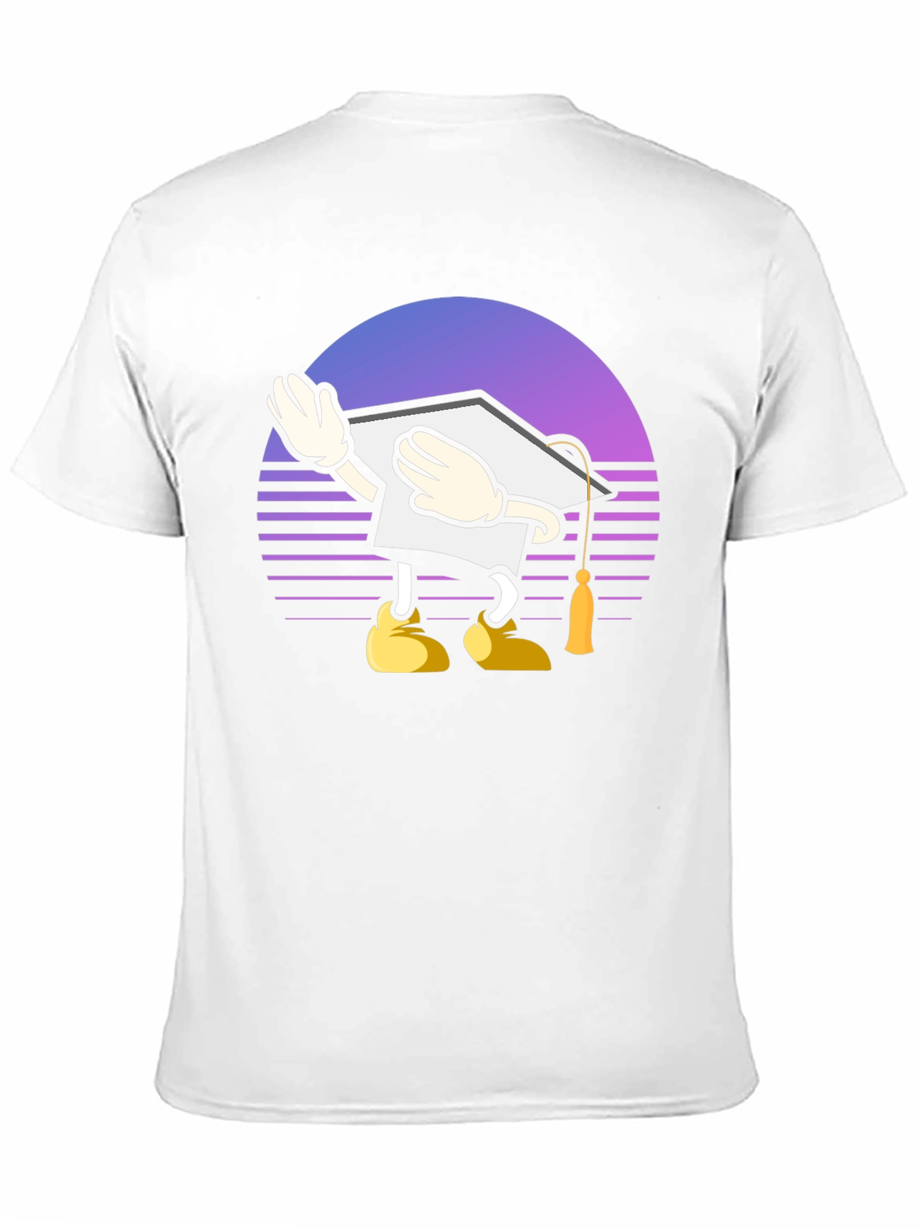 Graduation Cartoon Graphic T-Shirt