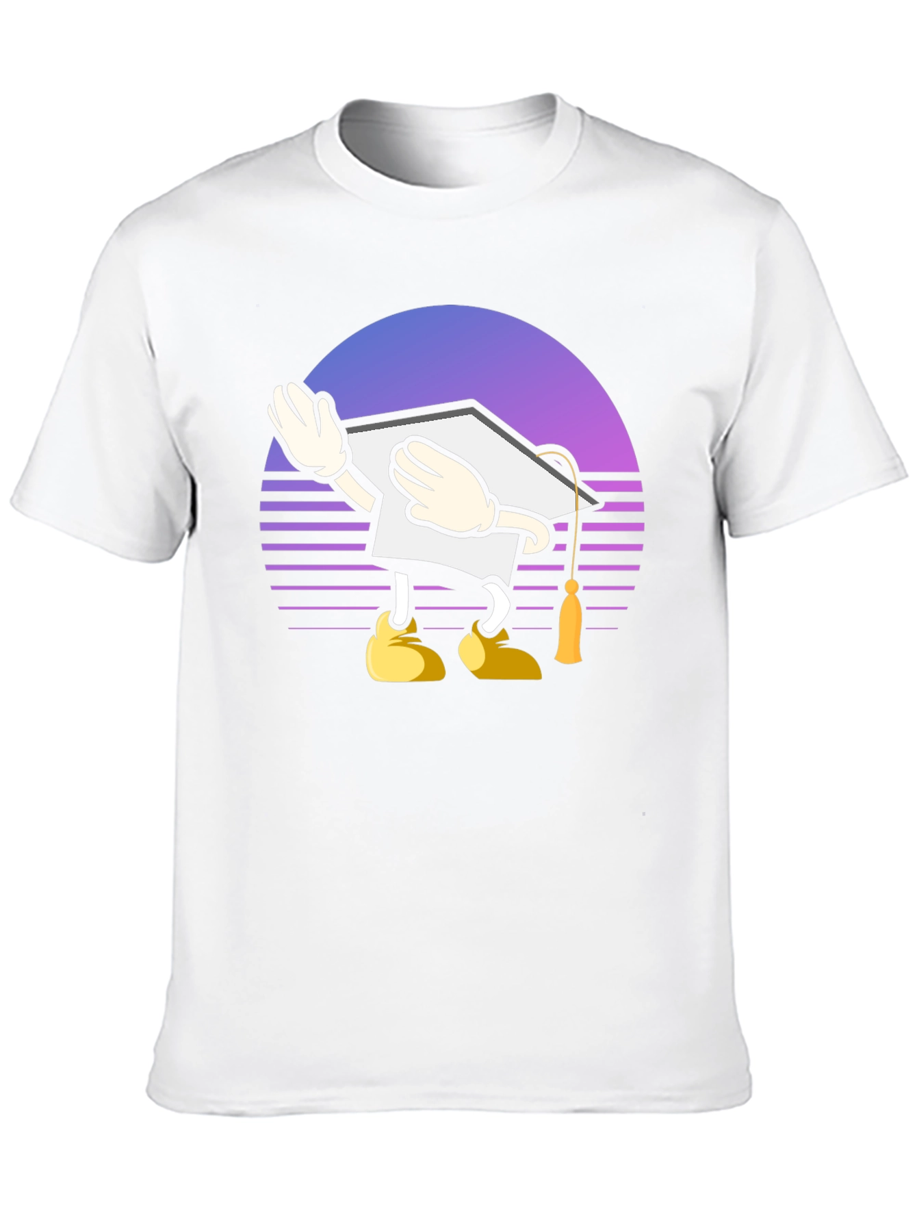 Graduation Cartoon Graphic T-Shirt