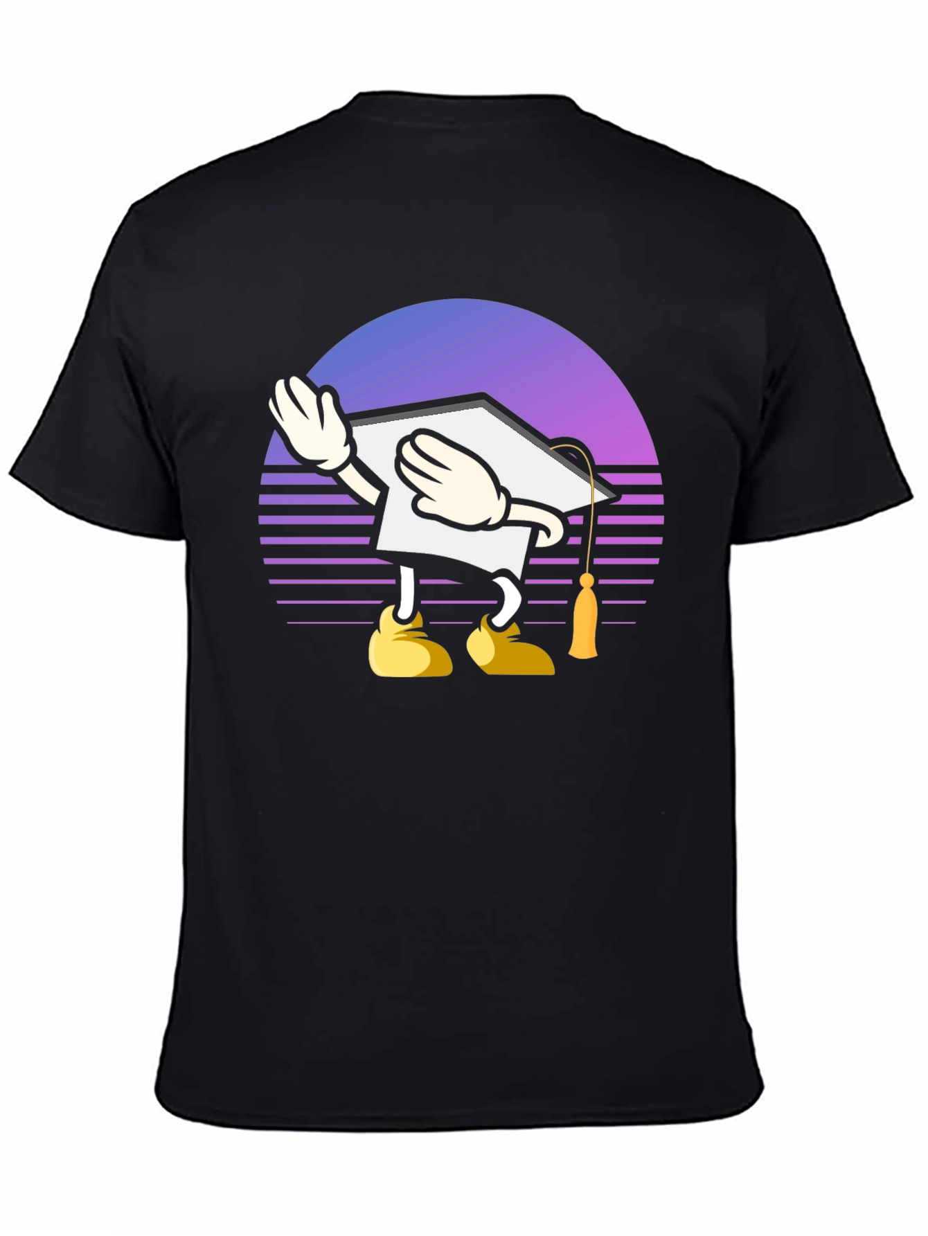 Graduation Cartoon Graphic T-Shirt