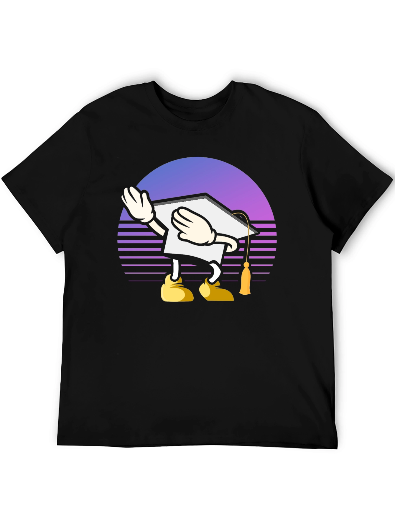 Graduation Cartoon Graphic T-Shirt