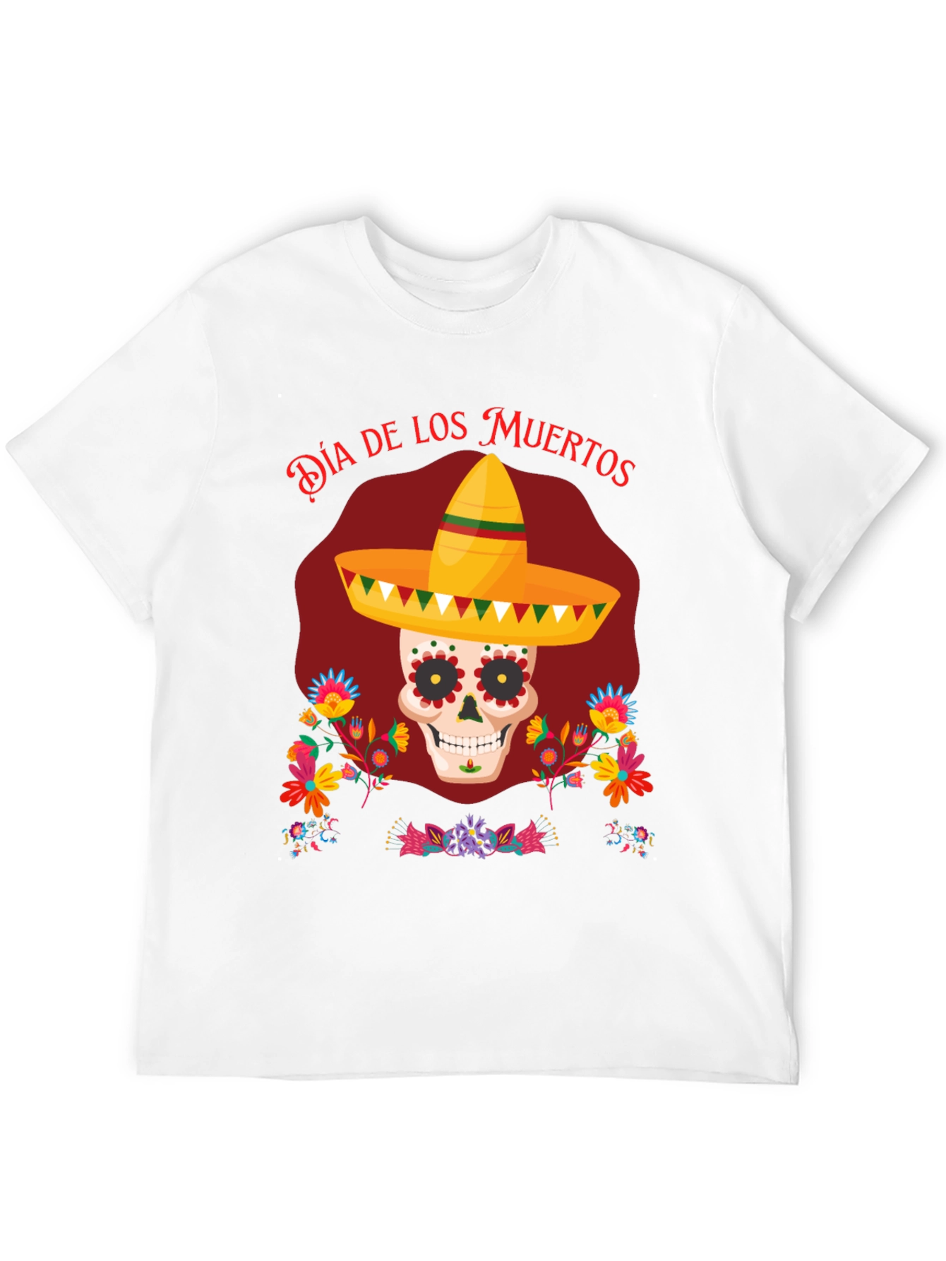 Dia de los Muertos Skull T-Shirt
