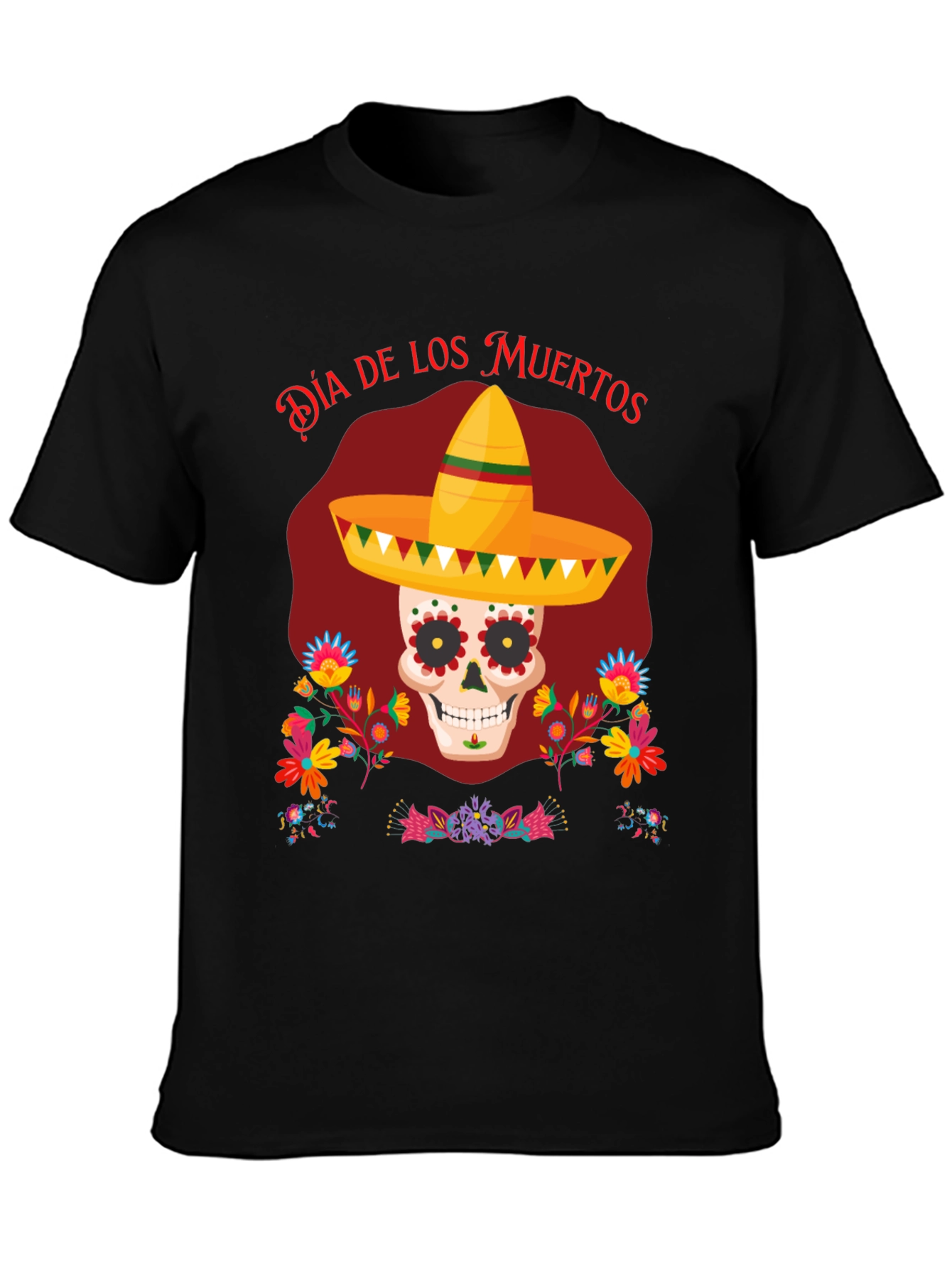 Dia de los Muertos Skull T-Shirt