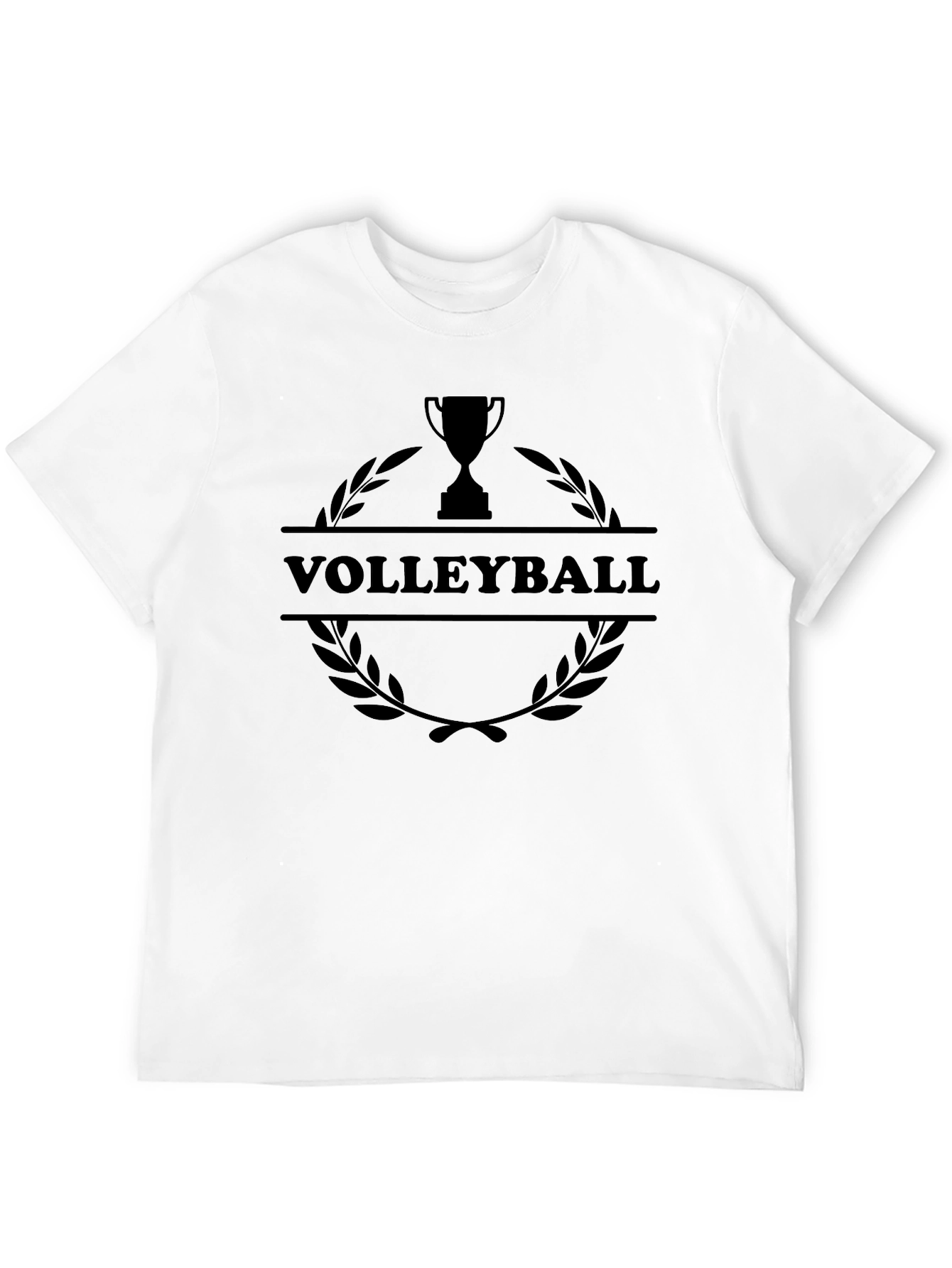 Volleyball Trophy Graphic Tee - Stylish Sportswear