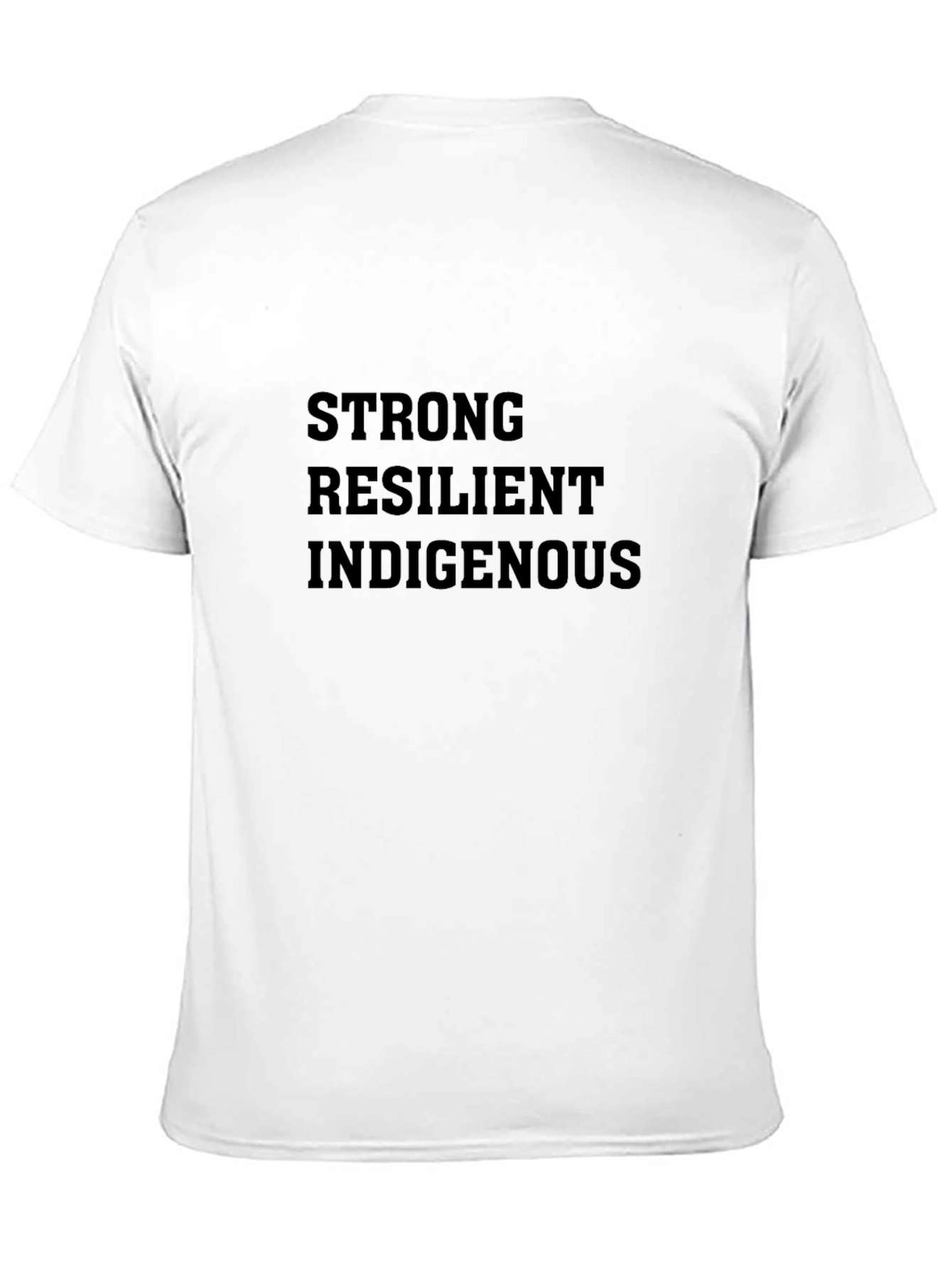 Strong Resilient Indigenous Black Tee