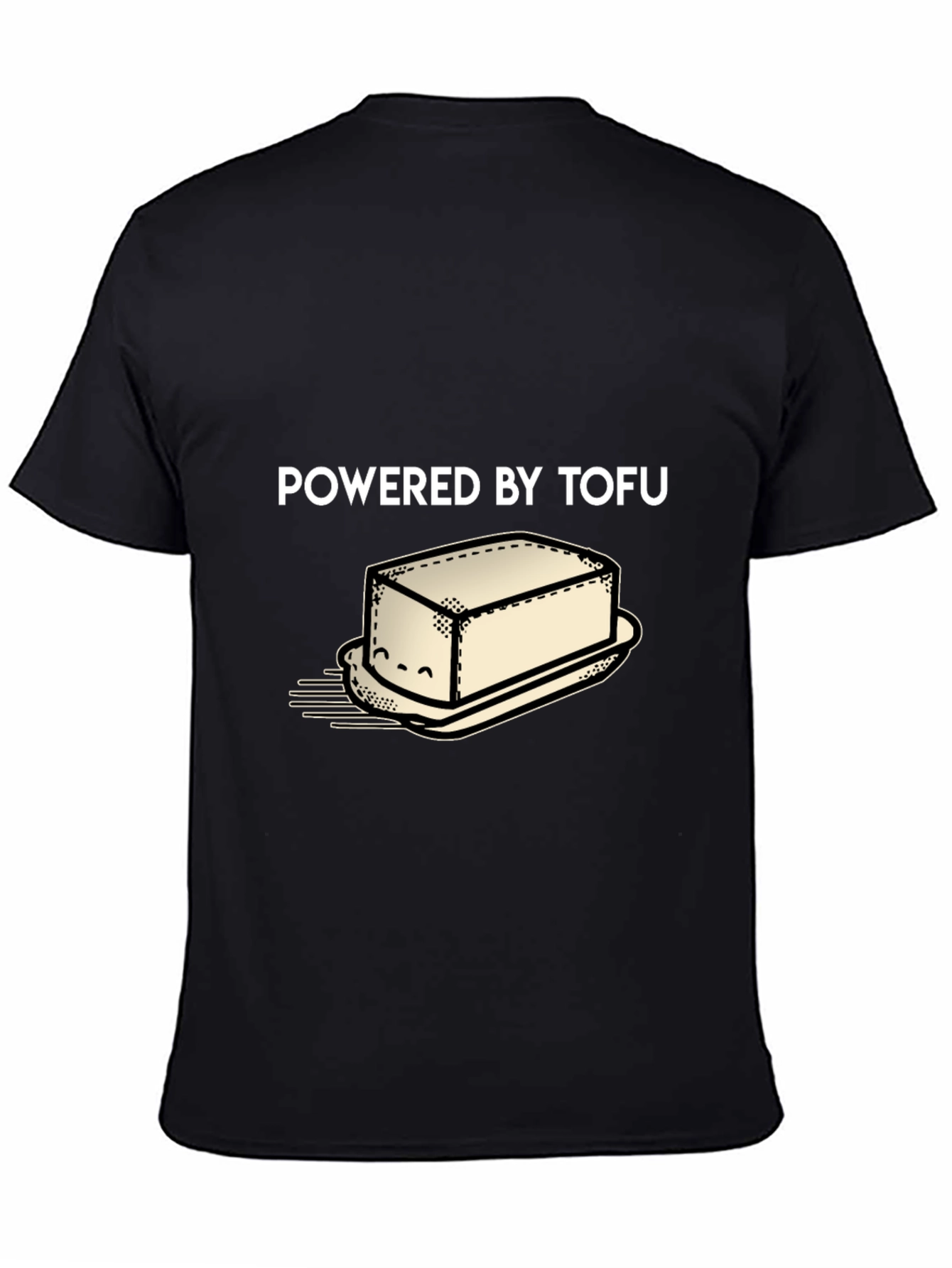 Powered By Tofu Graphic Tee Vegan Shirt