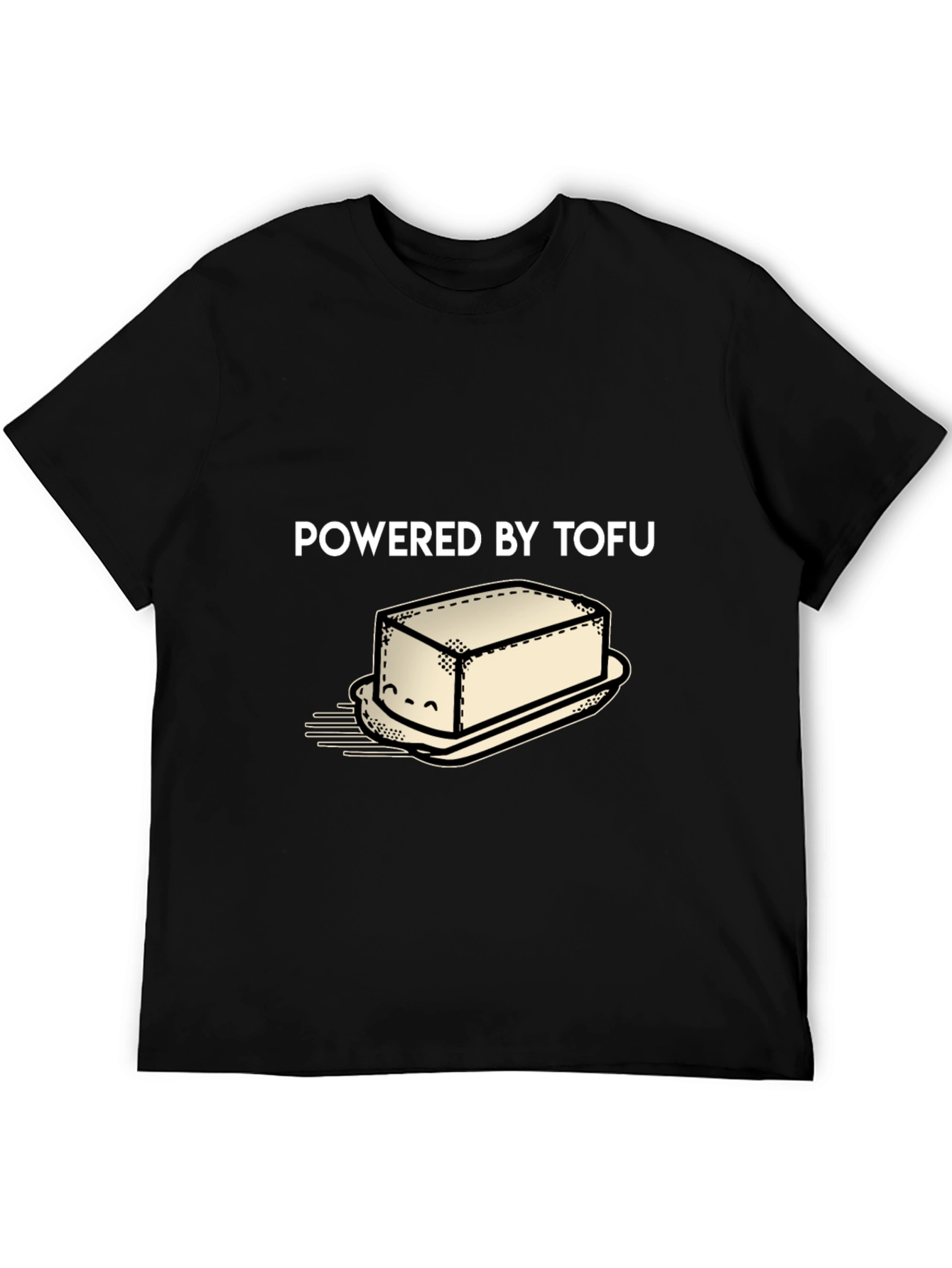 Powered By Tofu Graphic Tee Vegan Shirt
