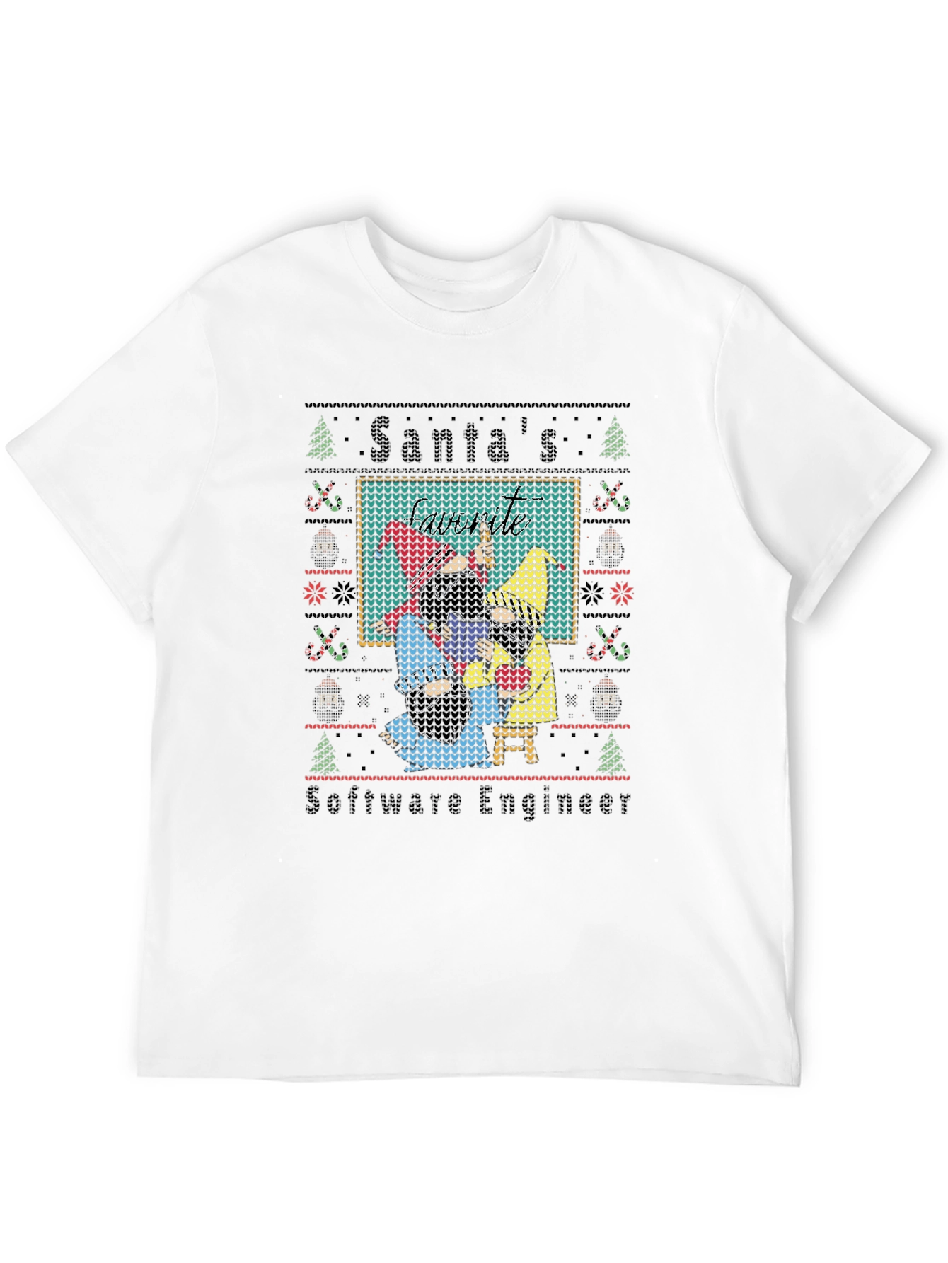 Santas Software Engineer Christmas T-Shirt