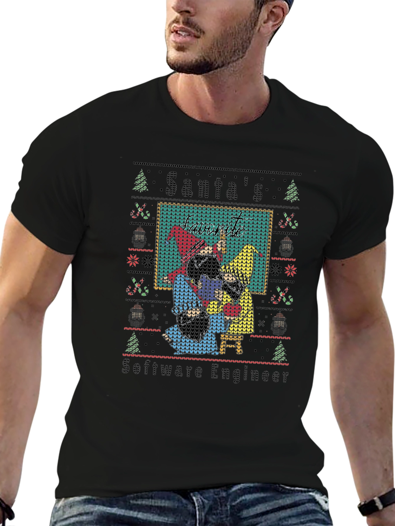 Santas Software Engineer Christmas T-Shirt