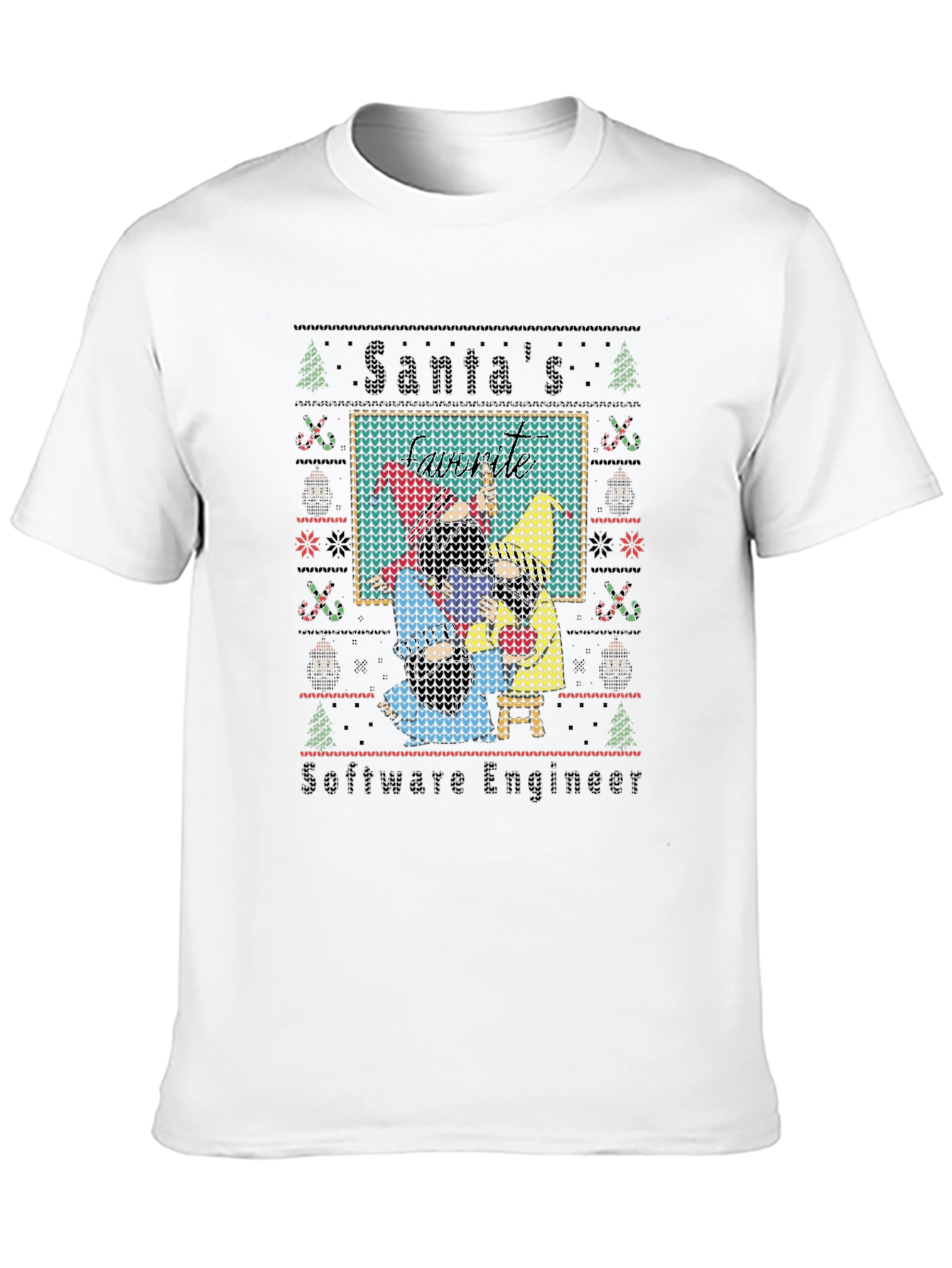 Santas Software Engineer Christmas T-Shirt