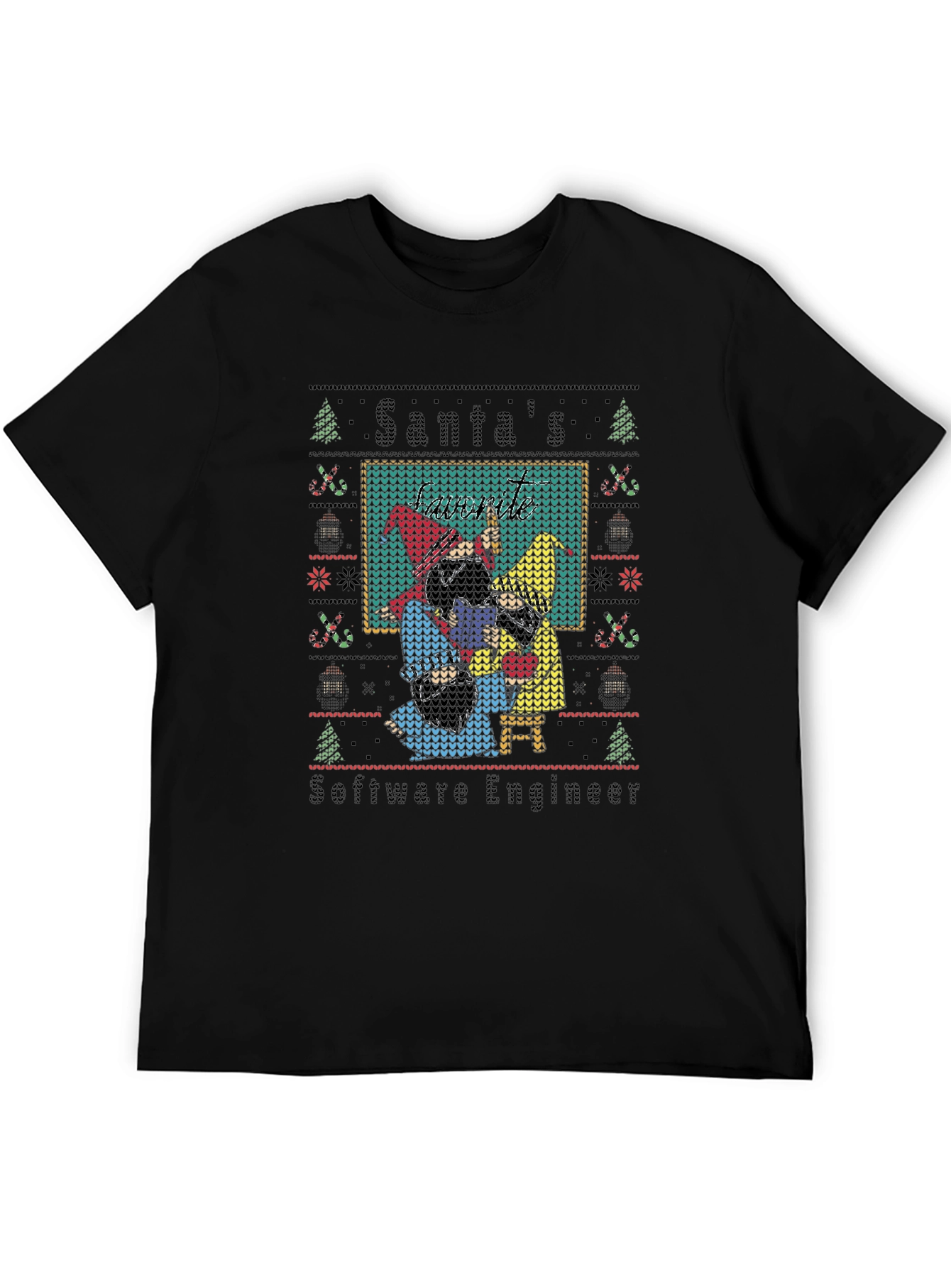 Santas Software Engineer Christmas T-Shirt