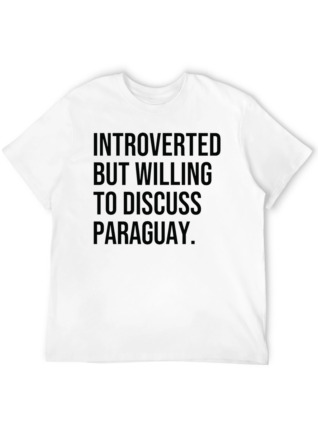 Introverted Paraguay T-Shirt - Funny Graphic Tee