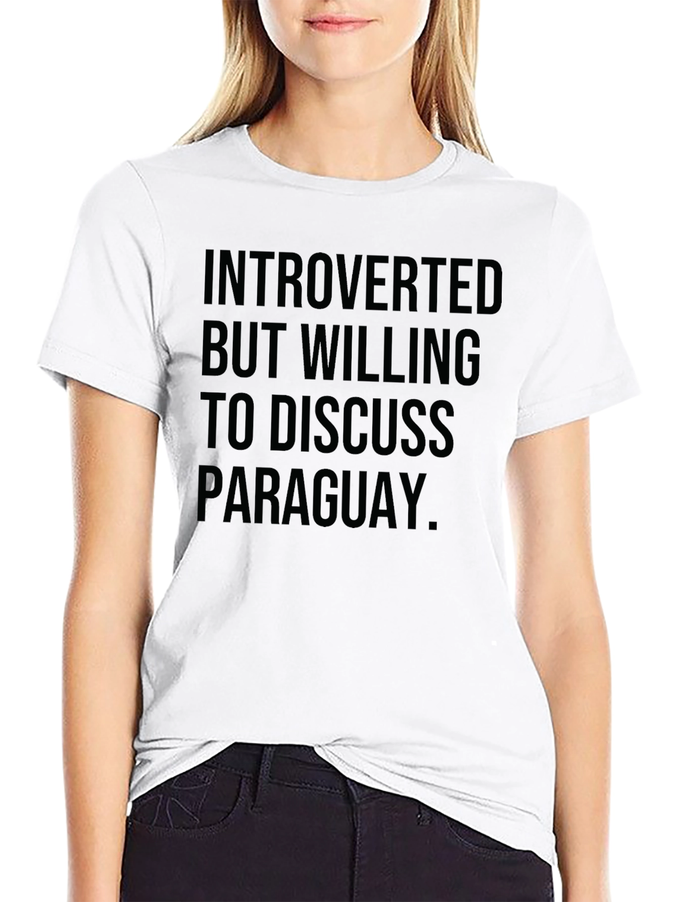 Introverted Paraguay T-Shirt - Funny Graphic Tee