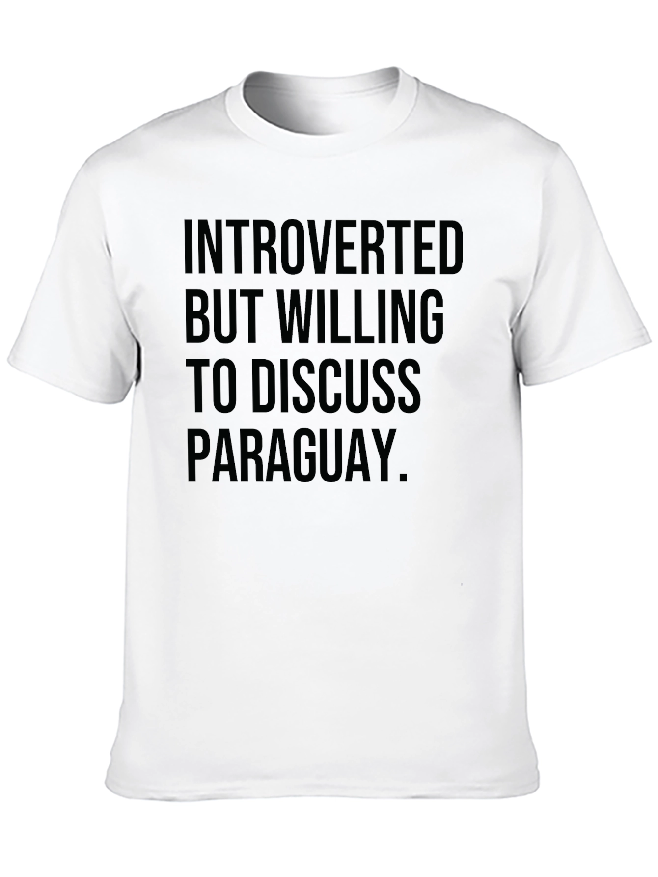 Introverted Paraguay T-Shirt - Funny Graphic Tee