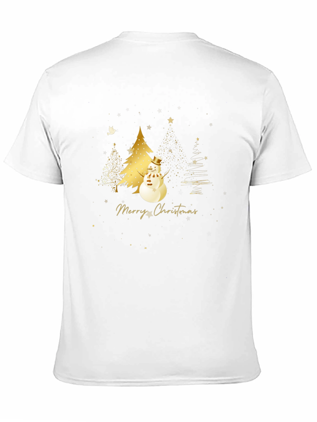 Festive Merry Christmas Snowman T-Shirt