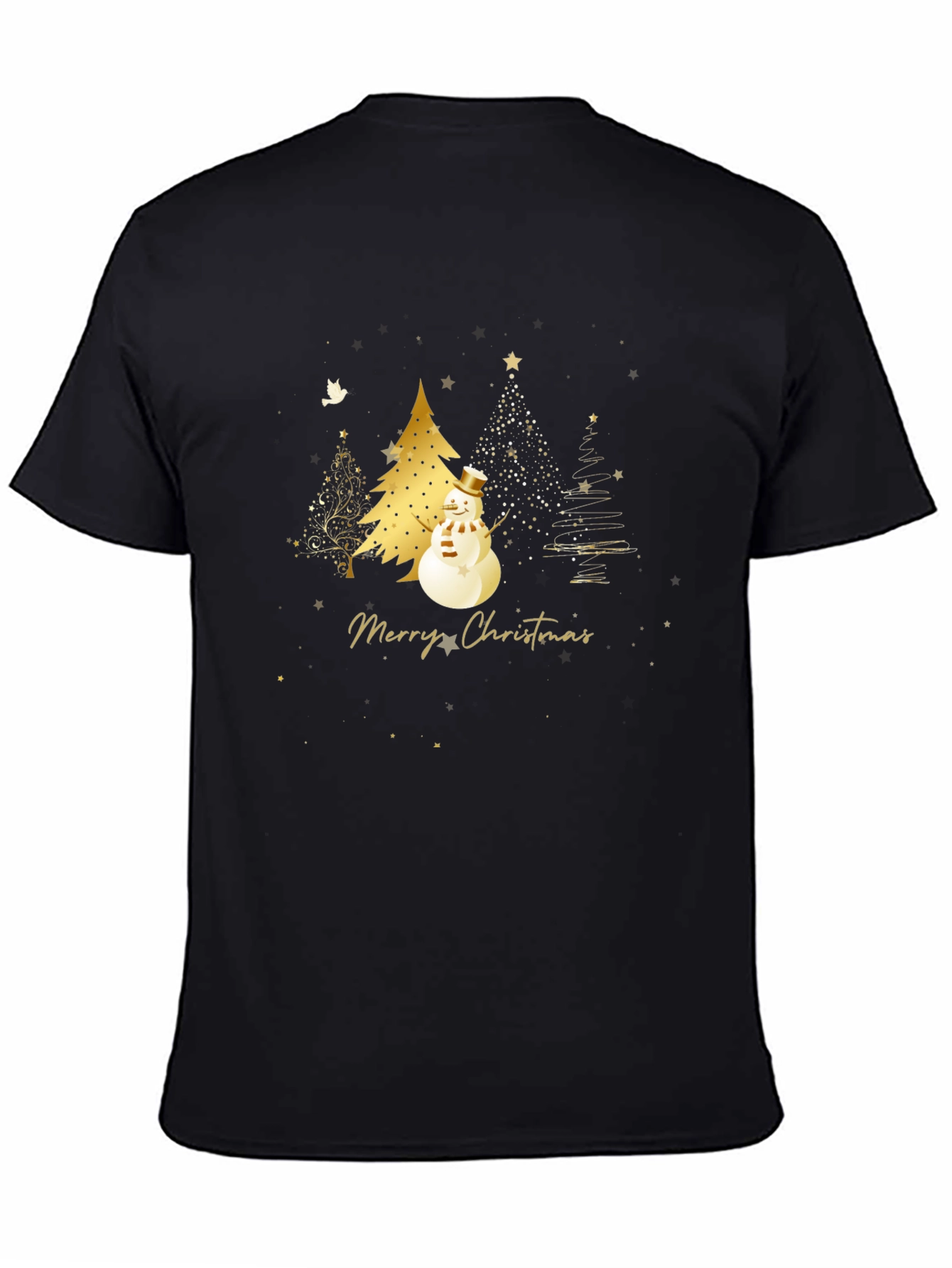 Festive Merry Christmas Snowman T-Shirt