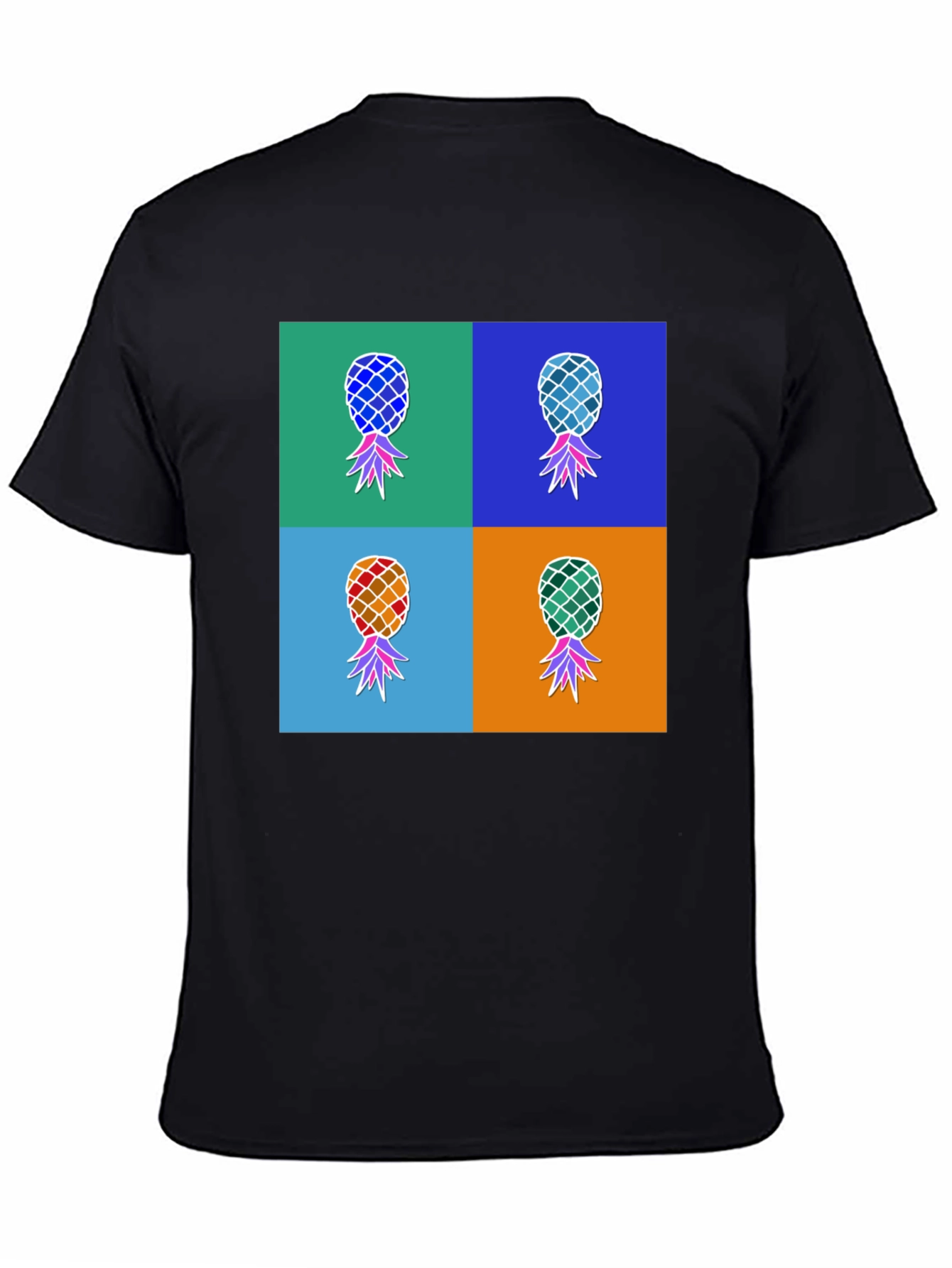 Pop Art Pineapple Graphic Tee - Funky & Fresh