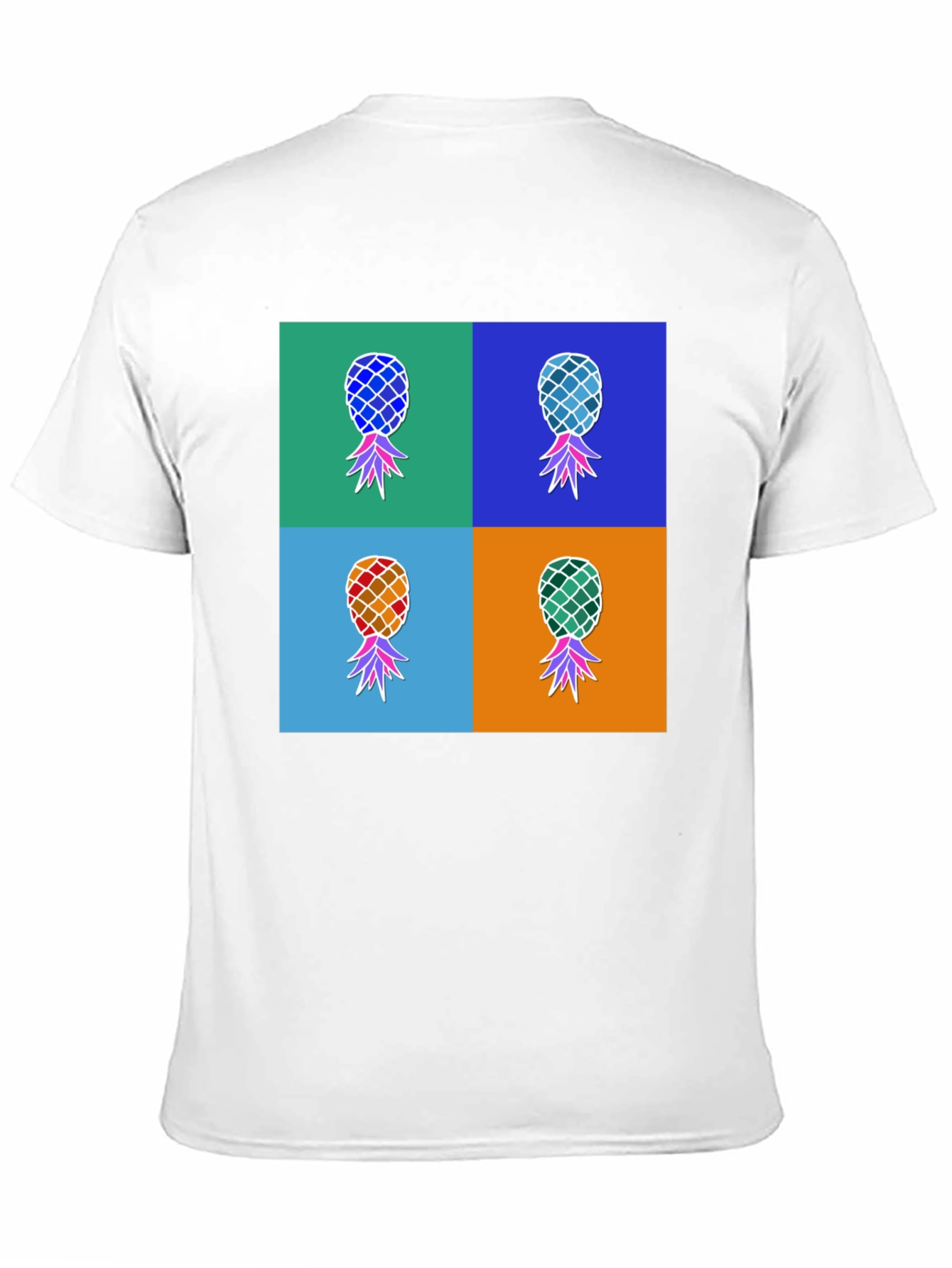 Pop Art Pineapple Graphic Tee - Funky & Fresh