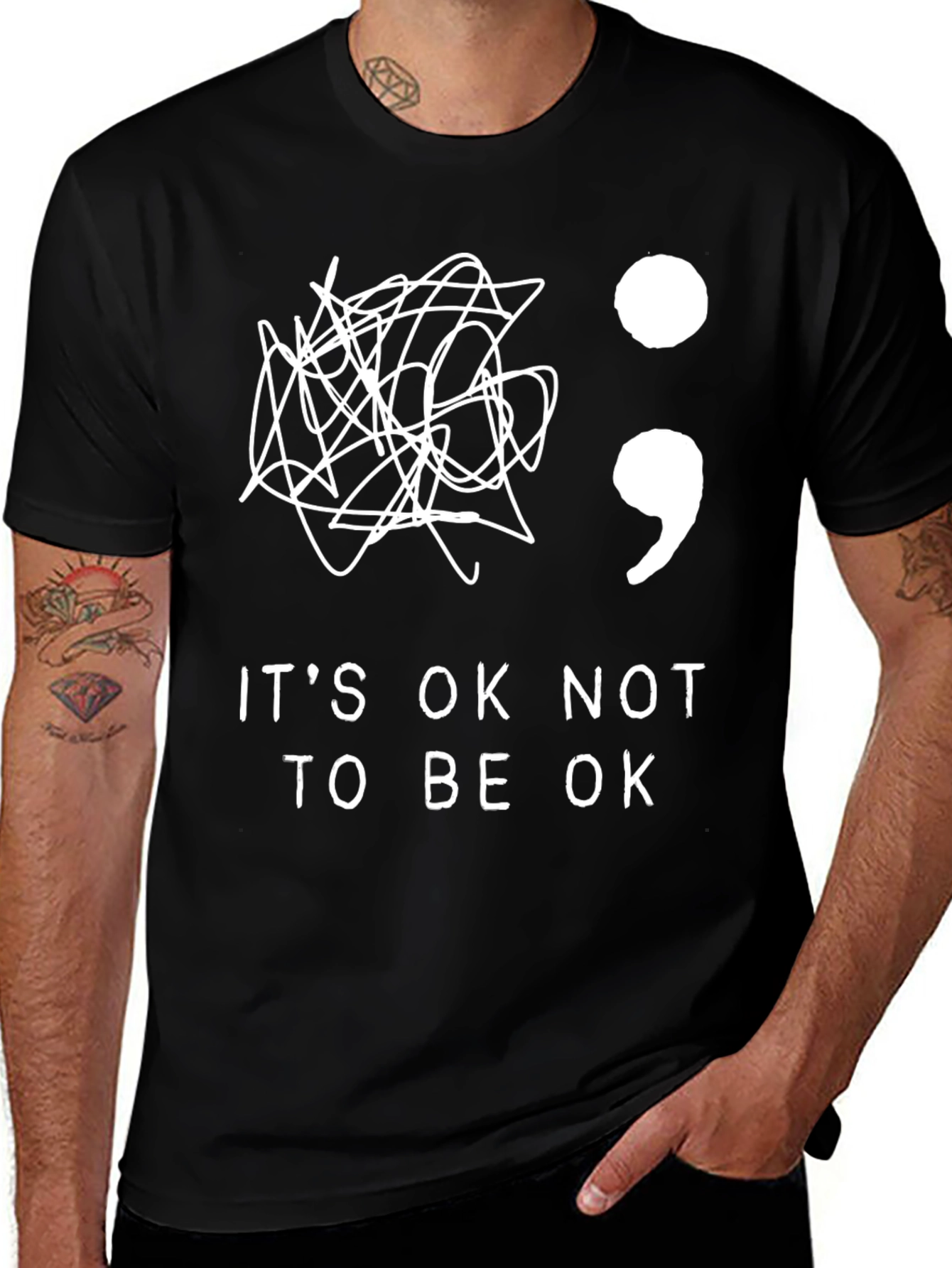 Its OK Not To Be OK Graphic Tee
