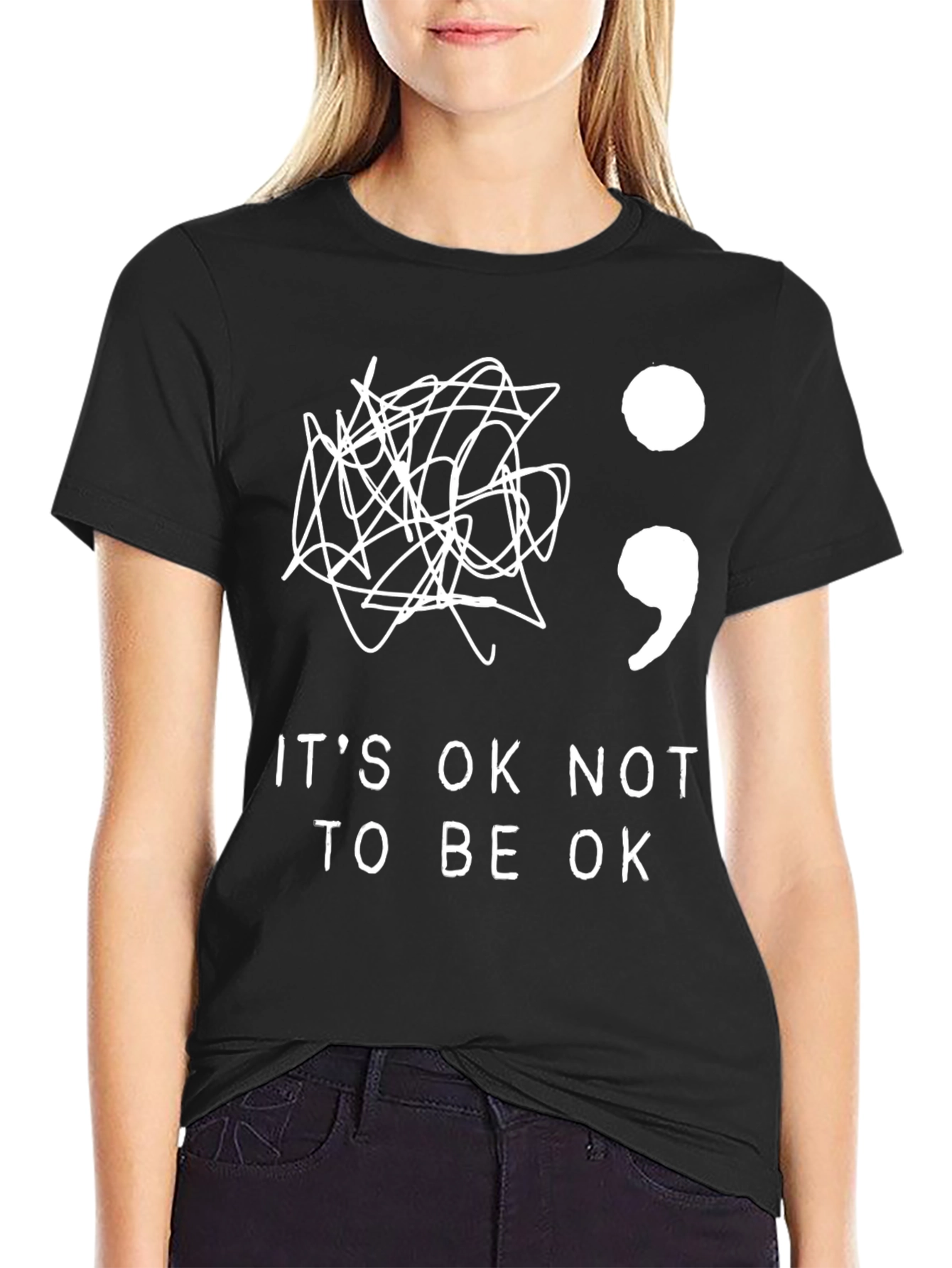 Its OK Not To Be OK Graphic Tee