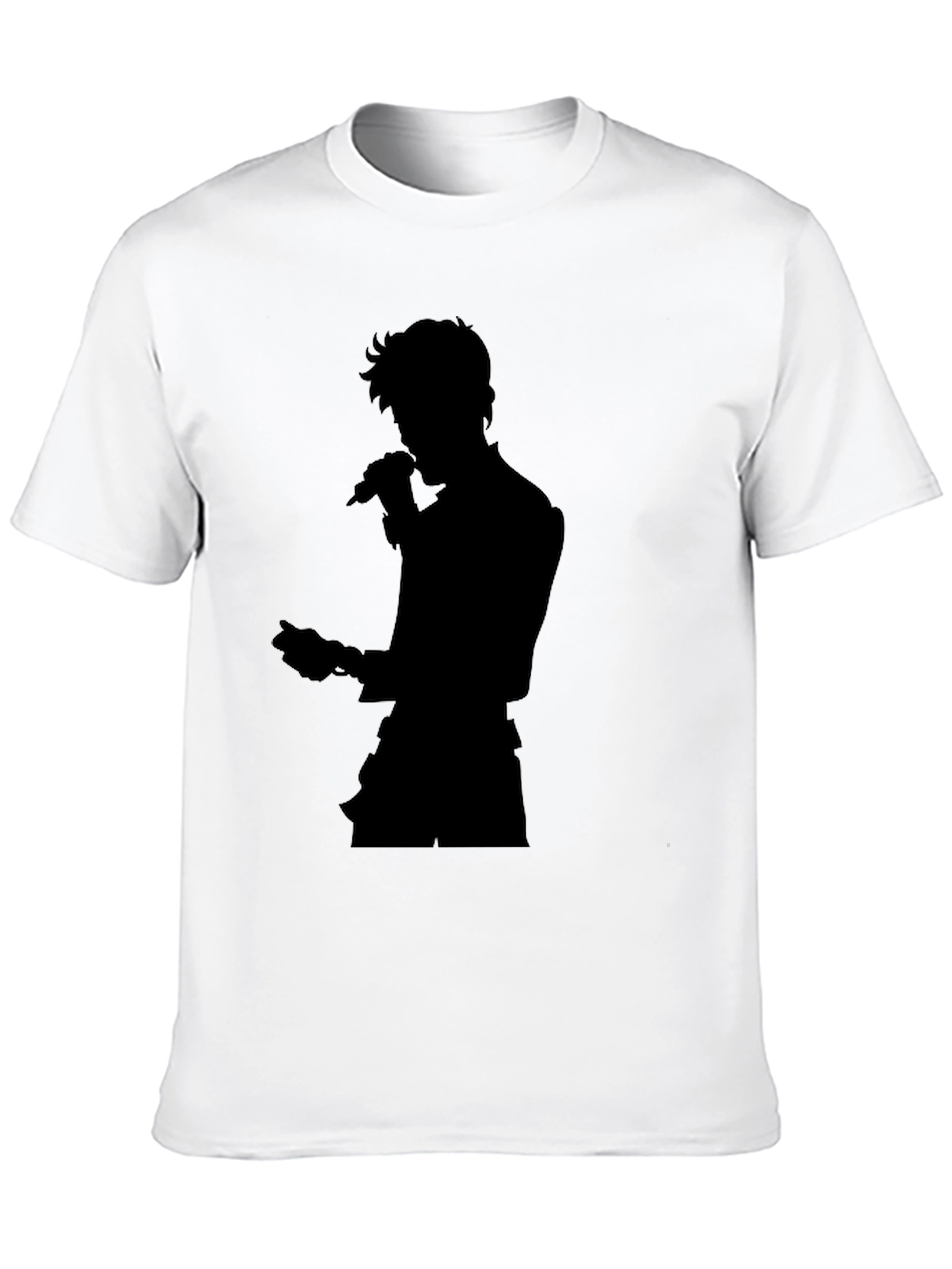Silhouette Singer Black T-Shirt