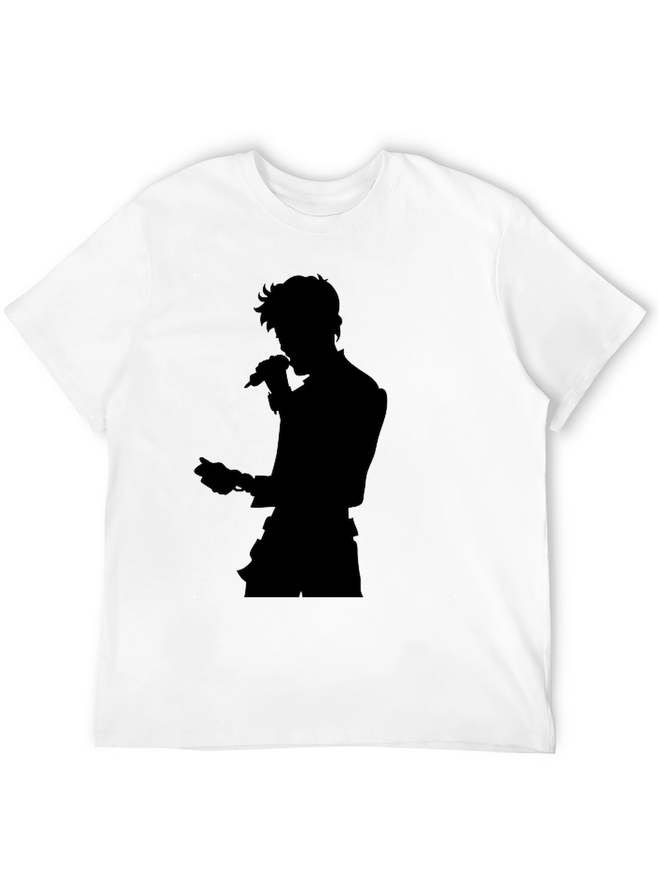Silhouette Singer Black T-Shirt