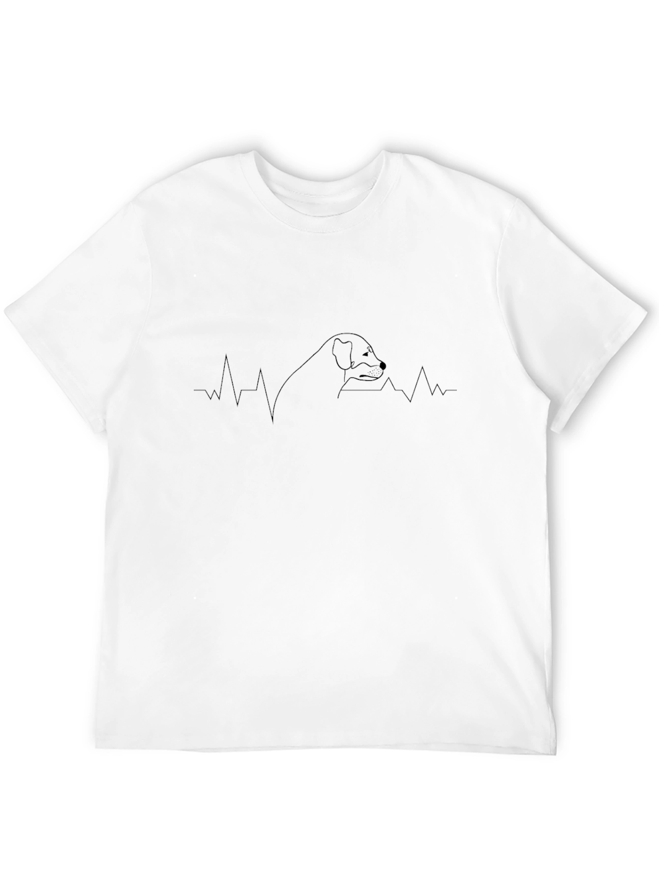 Dog Heartbeat T-Shirt - Unique Graphic Tee
