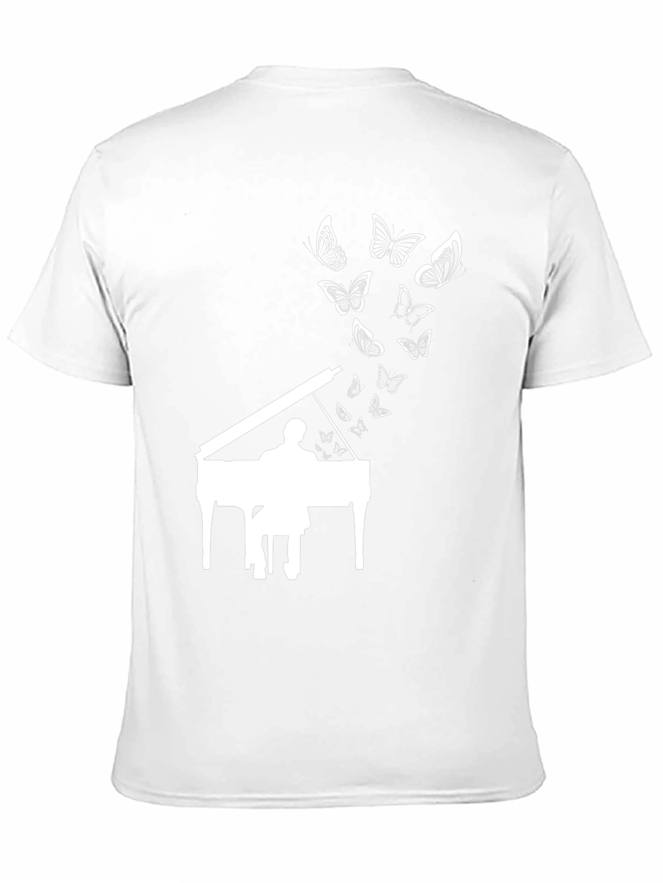 Piano Player Butterfly T-Shirt