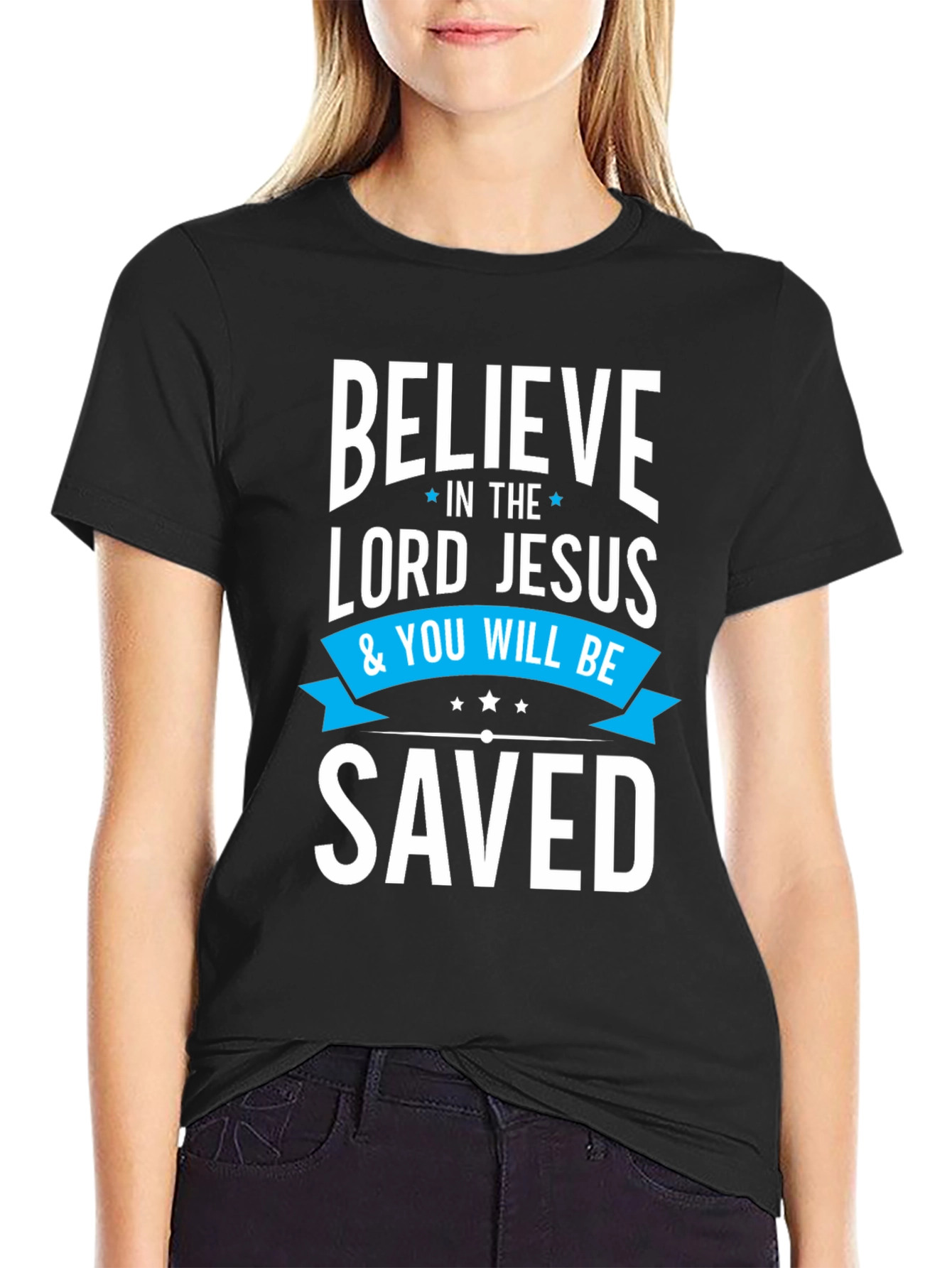 Believe in the Lord Jesus Saved T-Shirt