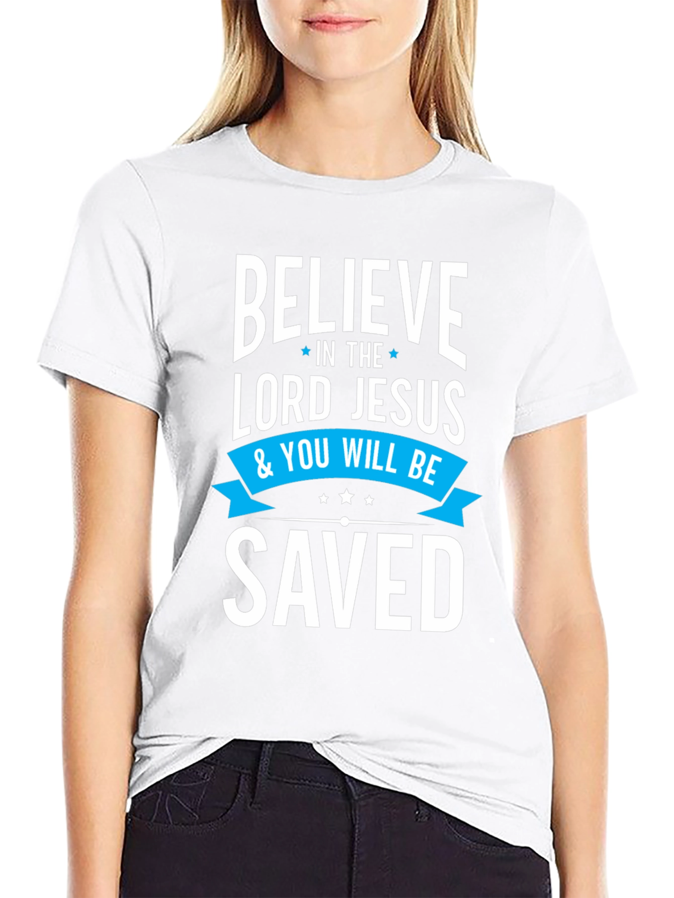 Believe in the Lord Jesus Saved T-Shirt